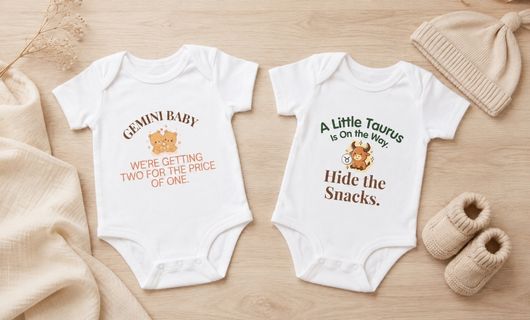 Zodiac Baby Announcements