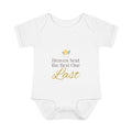 "Heaven Sent the Best One Last" Baby Bodysuit