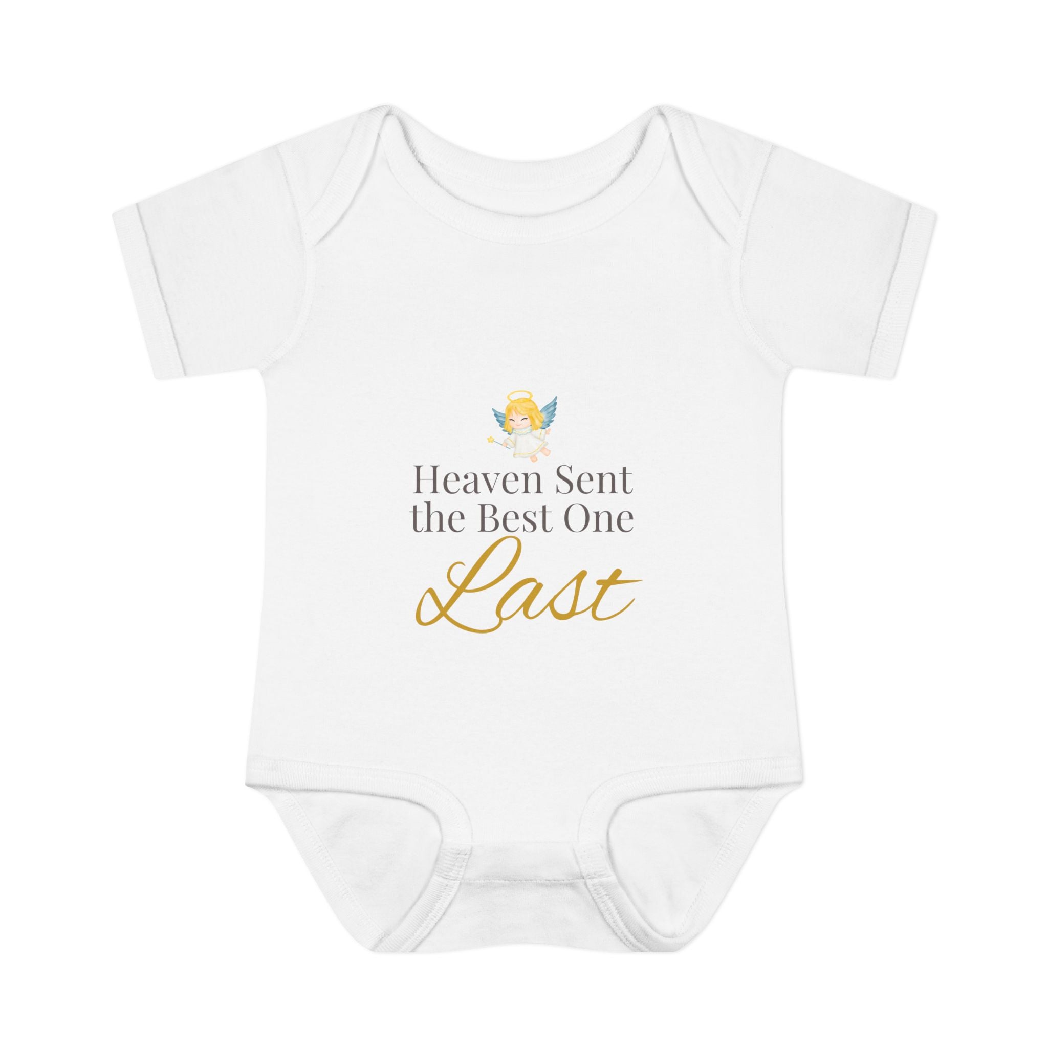 "Heaven Sent the Best One Last" Baby Bodysuit