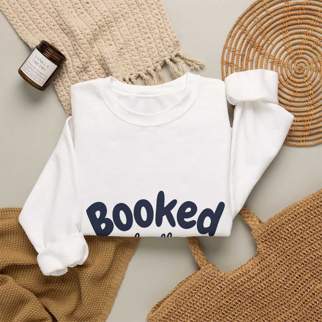 “Booked for the Day” Cozy Reader Sweatshirt