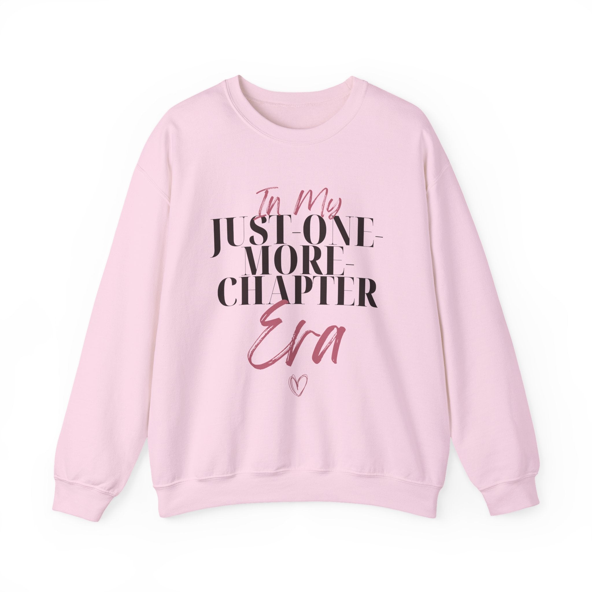 “In My Just-One-More-Chapter Era” Cozy Reader Sweatshirt