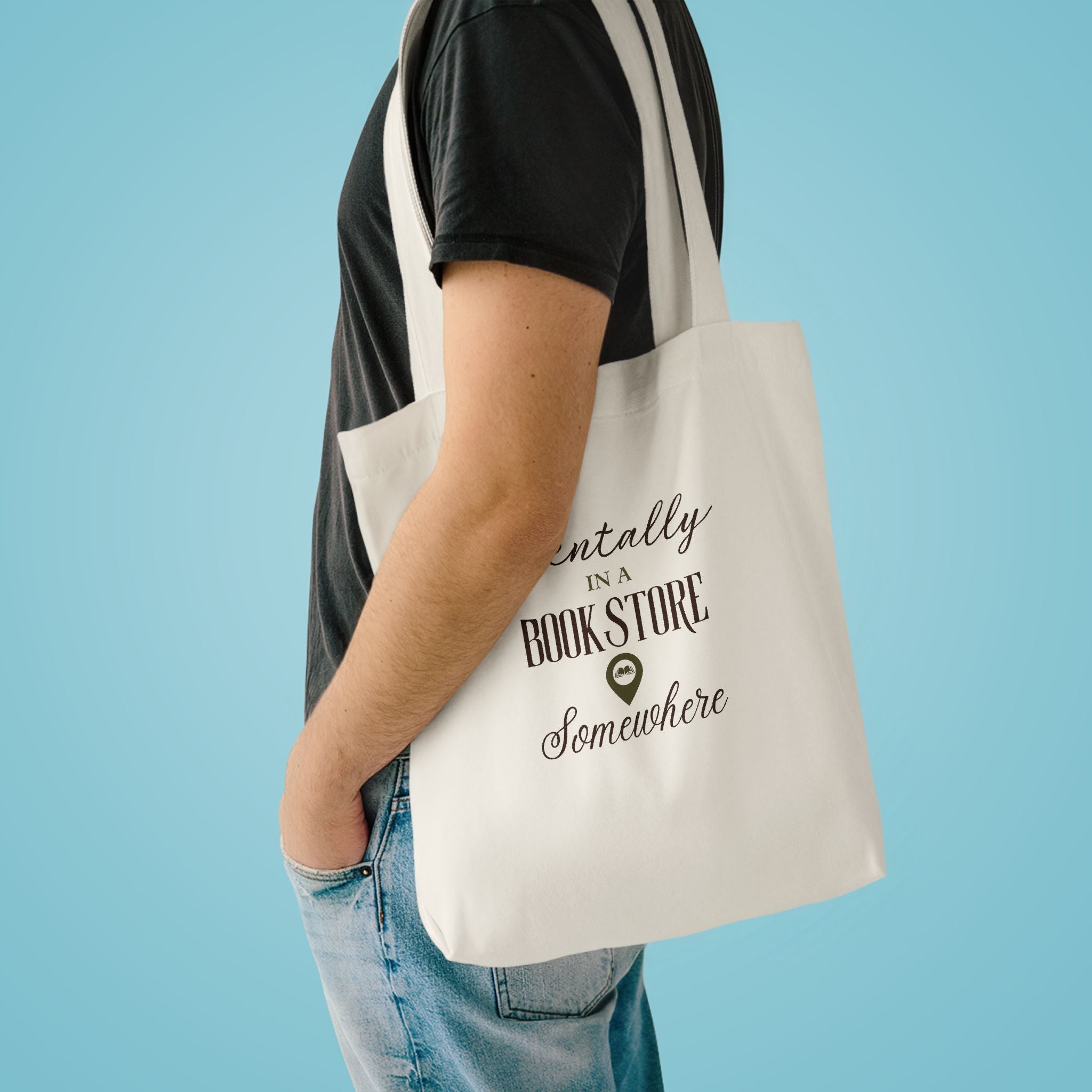 Copy of Copy of Copy of Copy of Copy of Booked for the Day Tote Bag — Canvas Book Lover Grocery & Library Tote