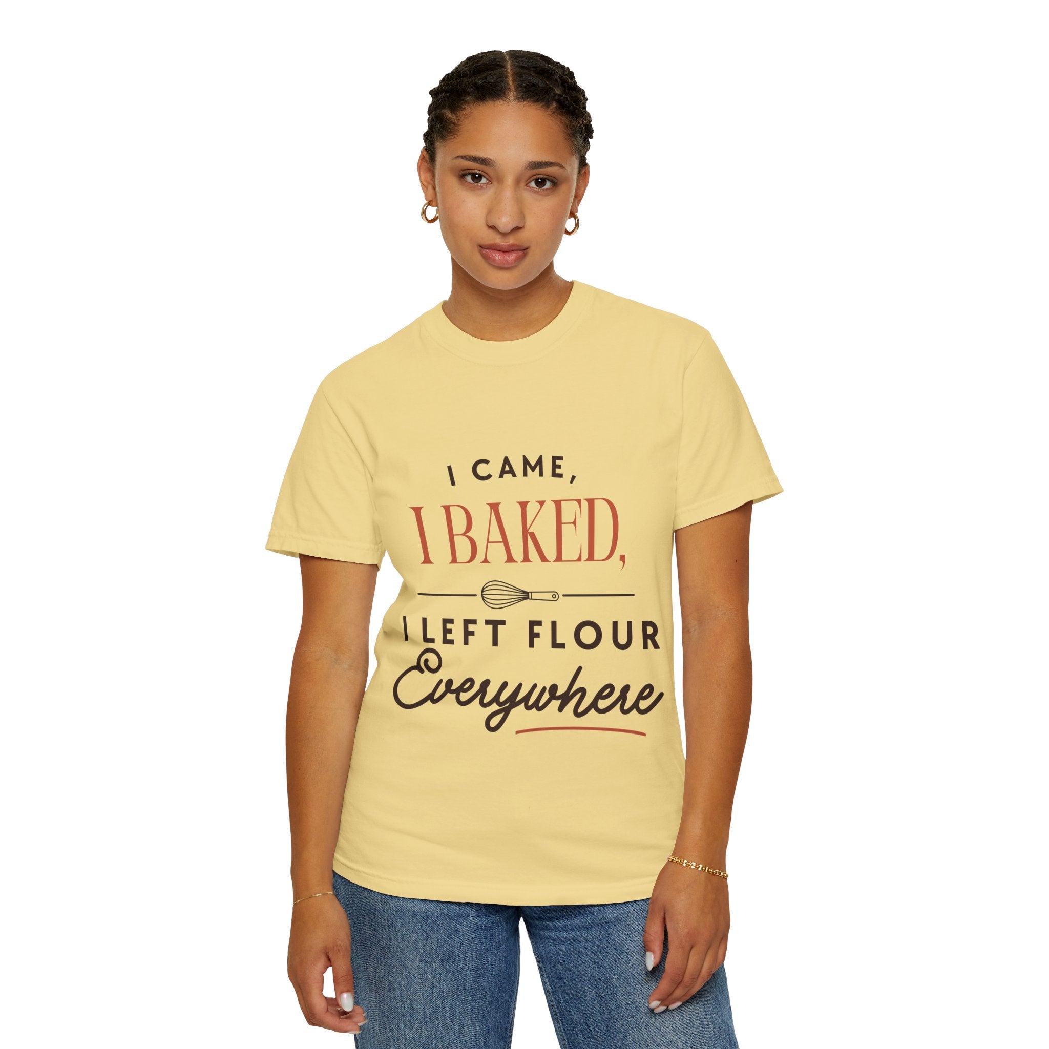 “I Came, I Baked, I Left Flour Everywhere” Funny Baking Lover T-Shirt