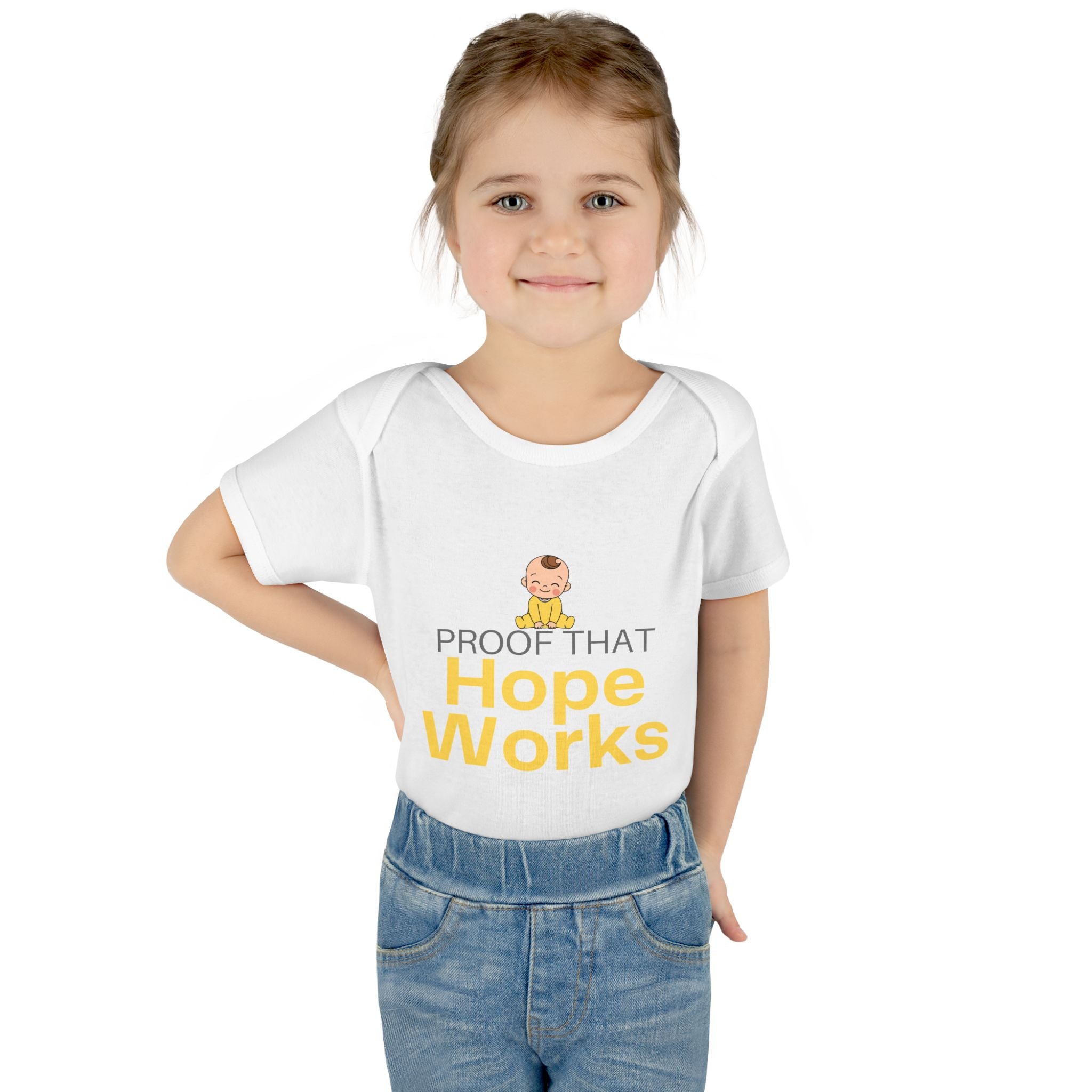 "Proof That Hope Works" Rainbow Baby Bodysuit