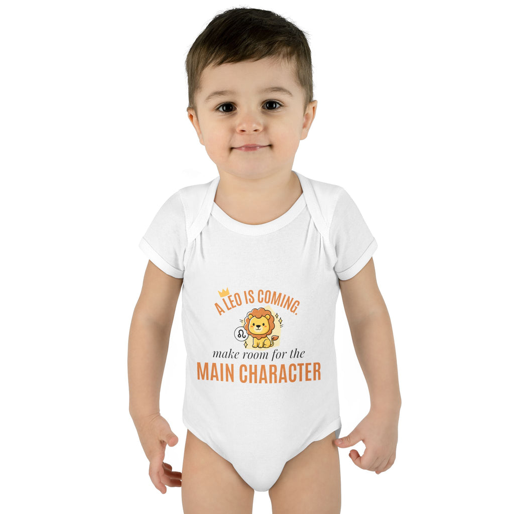 Leo "Main Character Is Coming" Baby Bodysuit