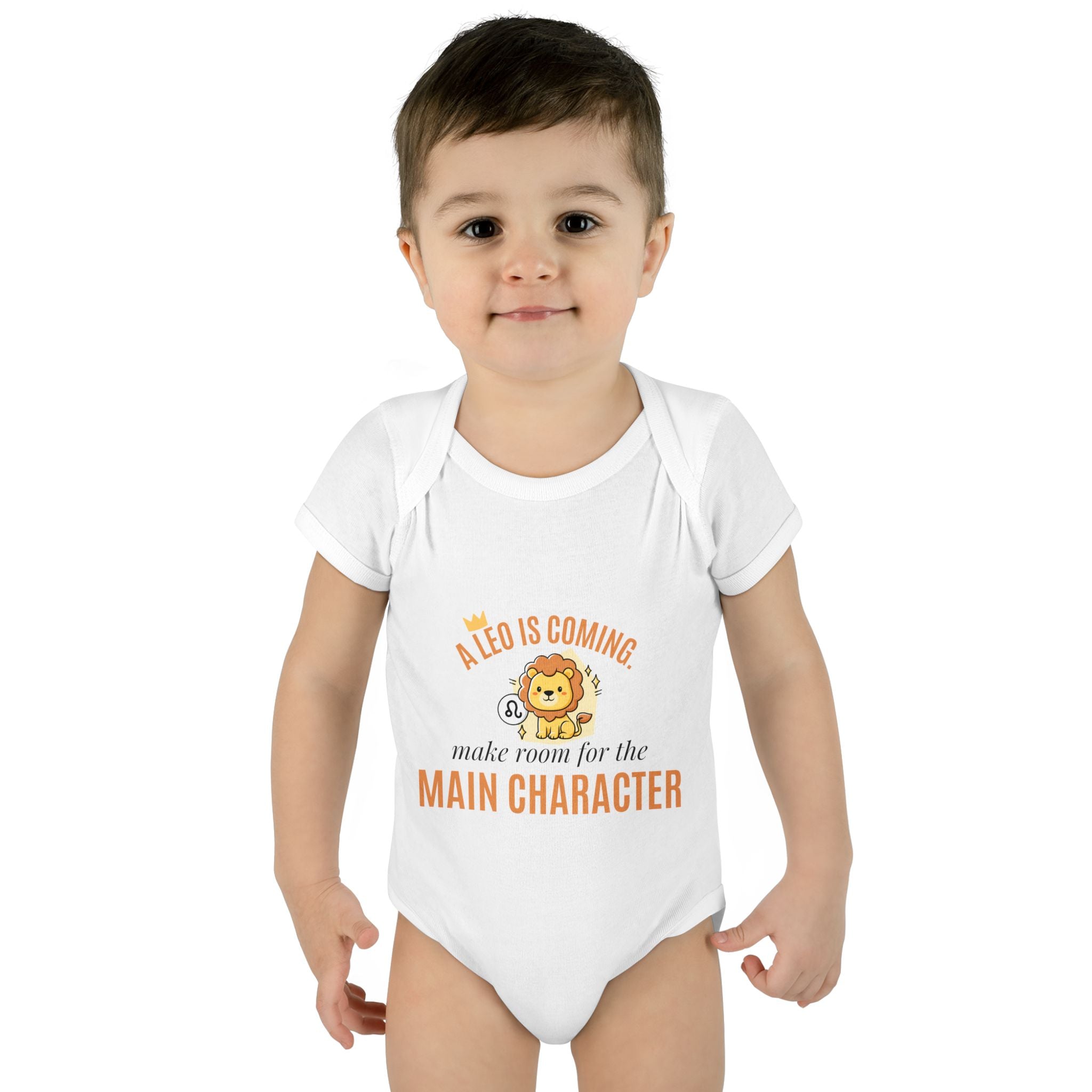 Leo "Main Character Is Coming" Baby Bodysuit
