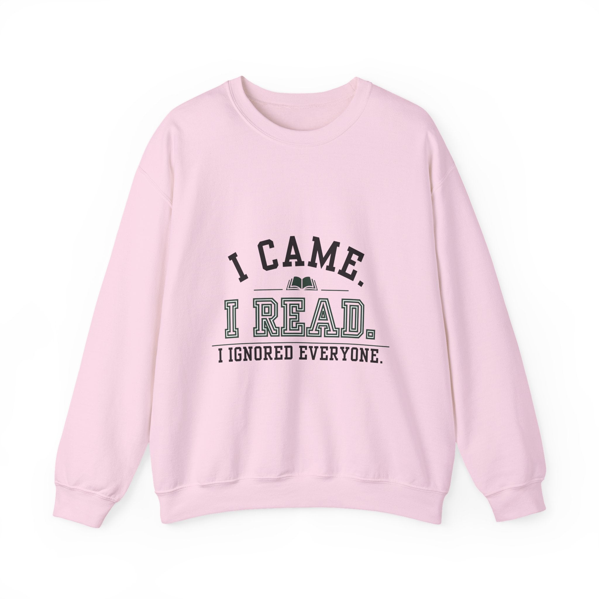 “I Came. I Read. I Ignored Everyone.” Cozy Reader Sweatshirt