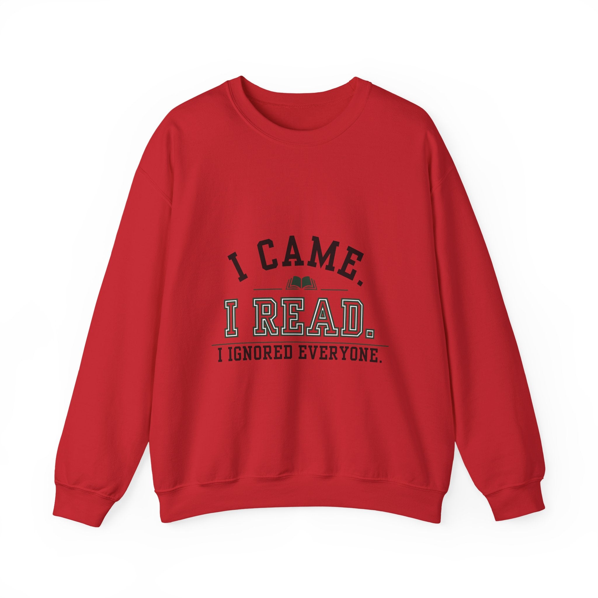 “I Came. I Read. I Ignored Everyone.” Cozy Reader Sweatshirt