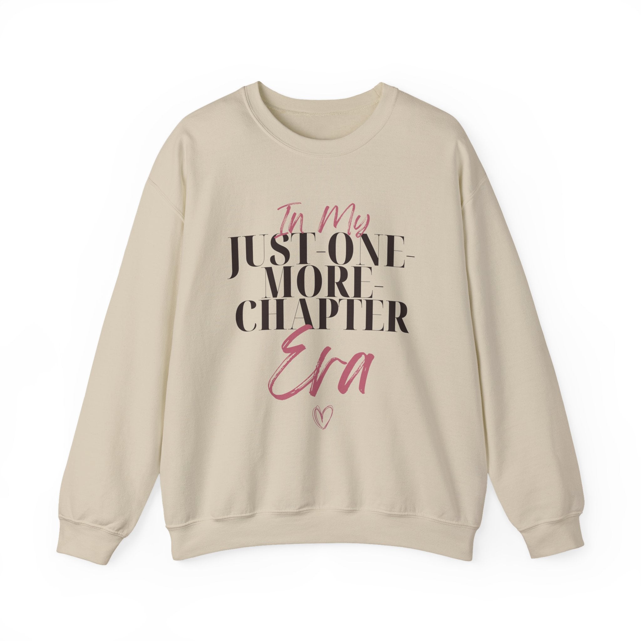 “In My Just-One-More-Chapter Era” Cozy Reader Sweatshirt