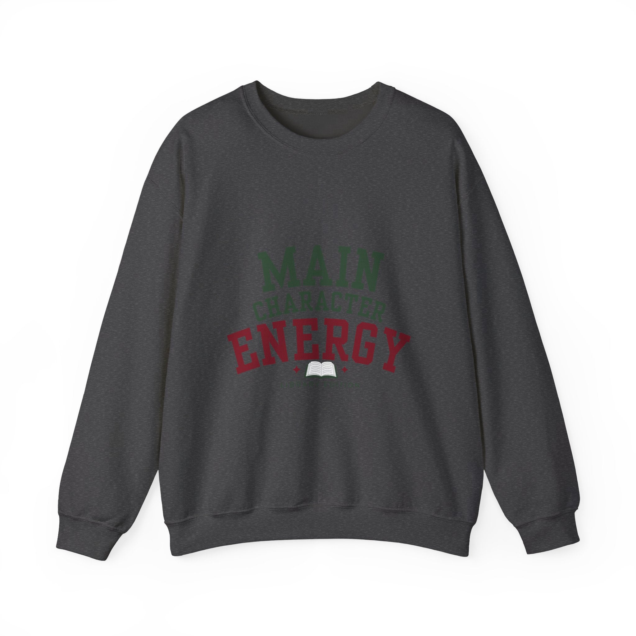 “Main Character Energy: Library Edition” Cozy Reader Sweatshirt