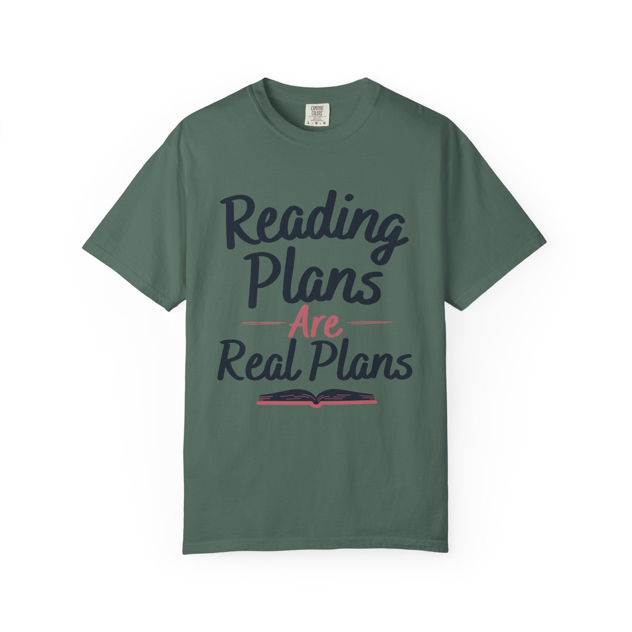 “Reading Plans Are Real Plans” Funny Reading Lover T-Shirt