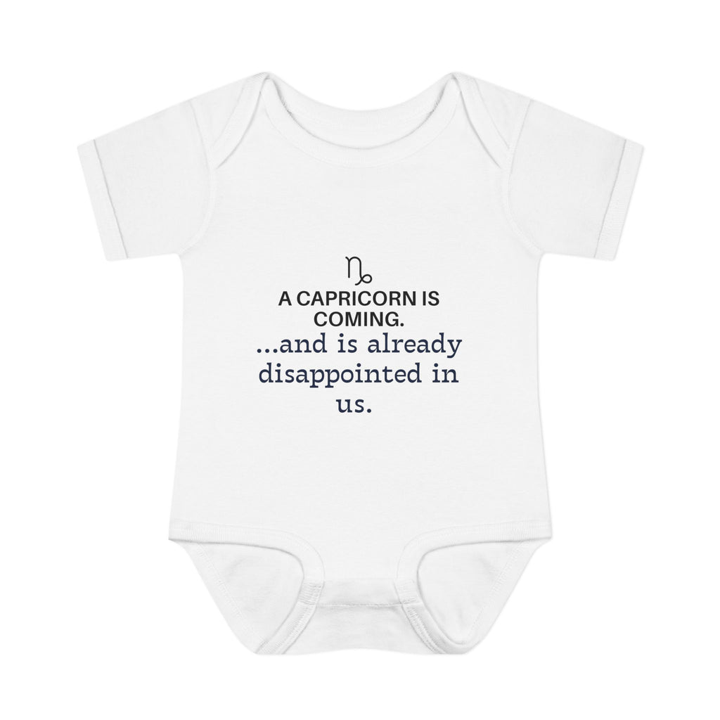 Capricorn "Coming Soon" Baby Bodysuit