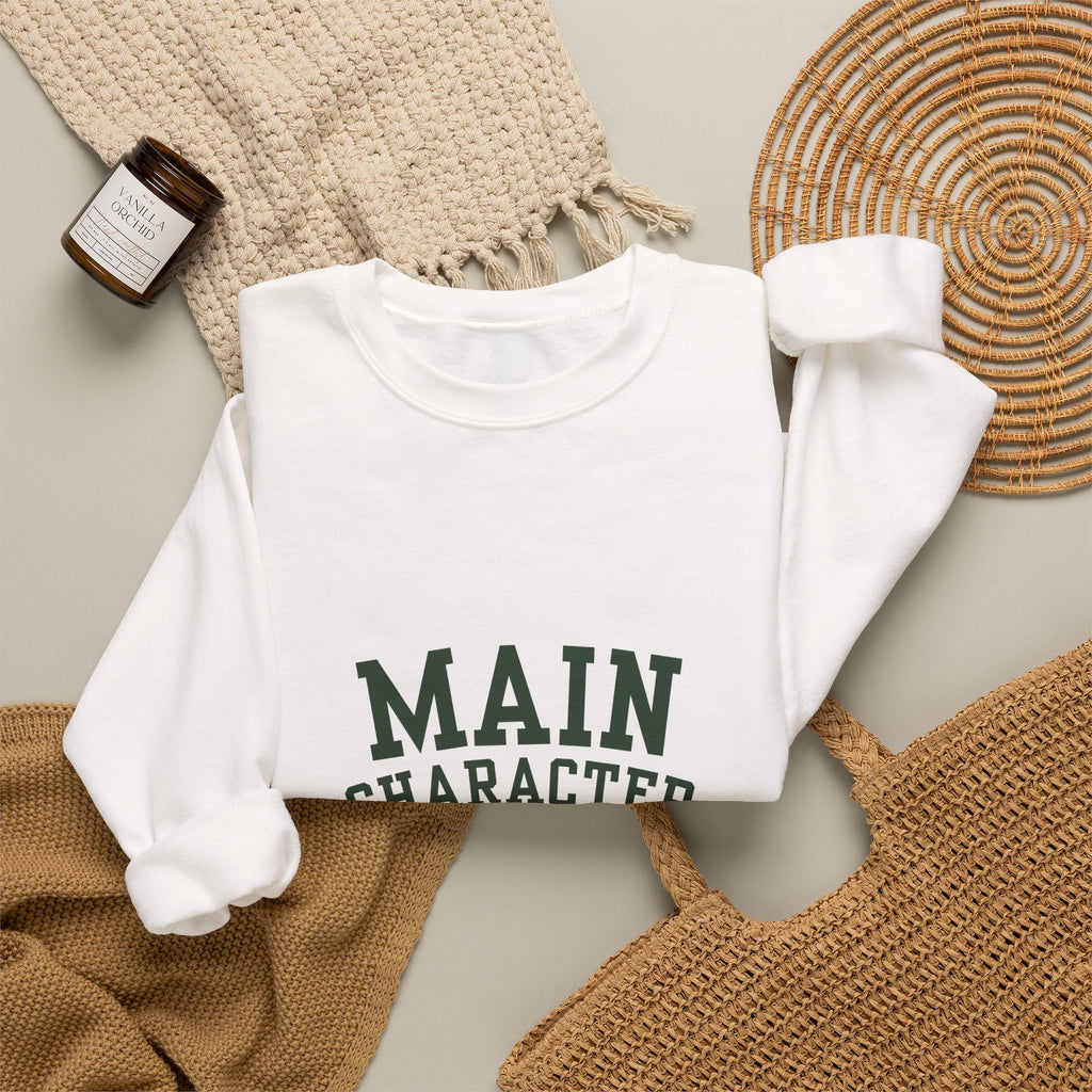 Copy of Copy of Copy of Copy of Sweatshirt — "Booked for the Day" Cozy Reader Crewneck