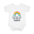 "After Every Cloud, Our Rainbow" Baby Bodysuit