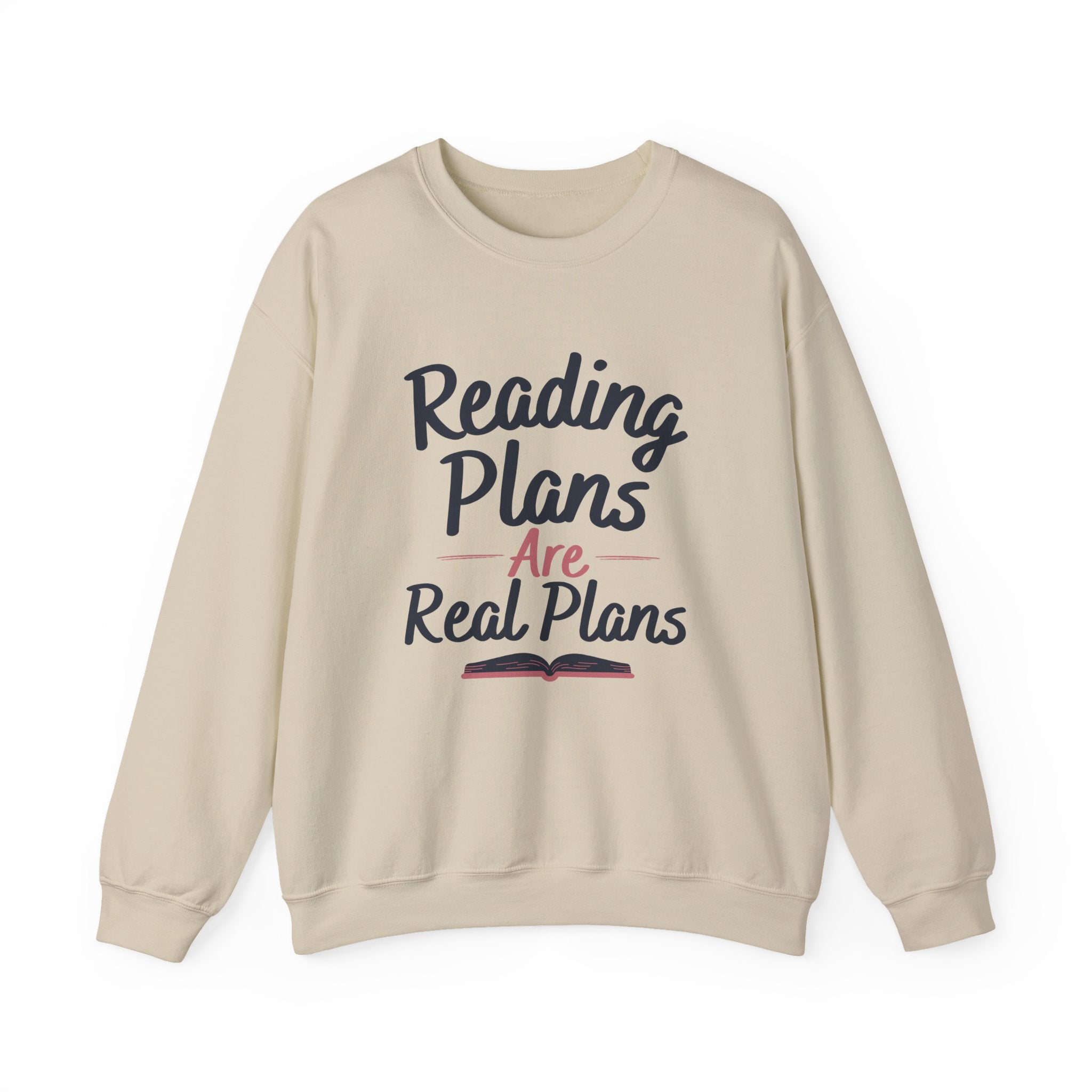 “Reading Plans Are Real Plans” Cozy Reader Sweatshirt