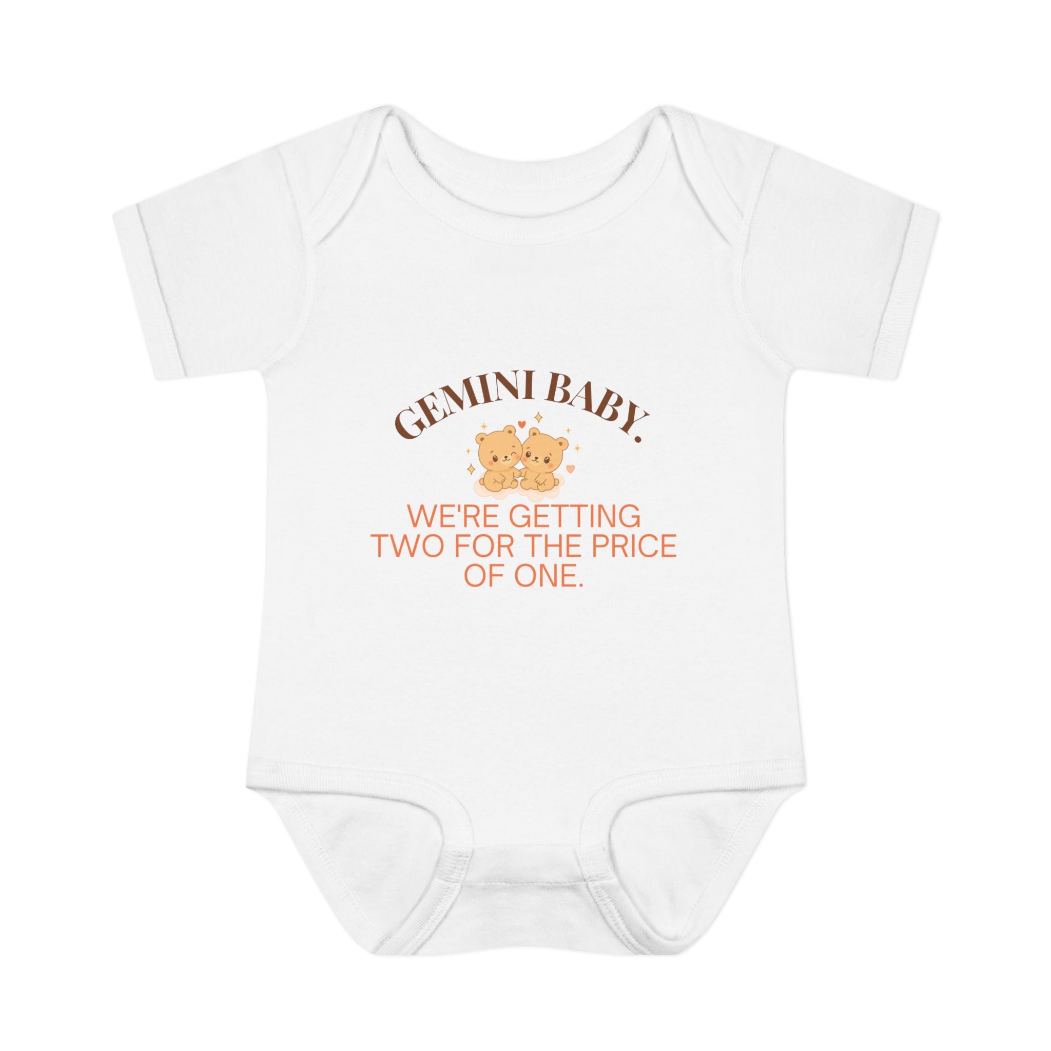 Gemini "Two for the Price of One" Baby Bodysuit