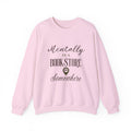 “Mentally in a Bookstore Somewhere” Cozy Reader Sweatshirt