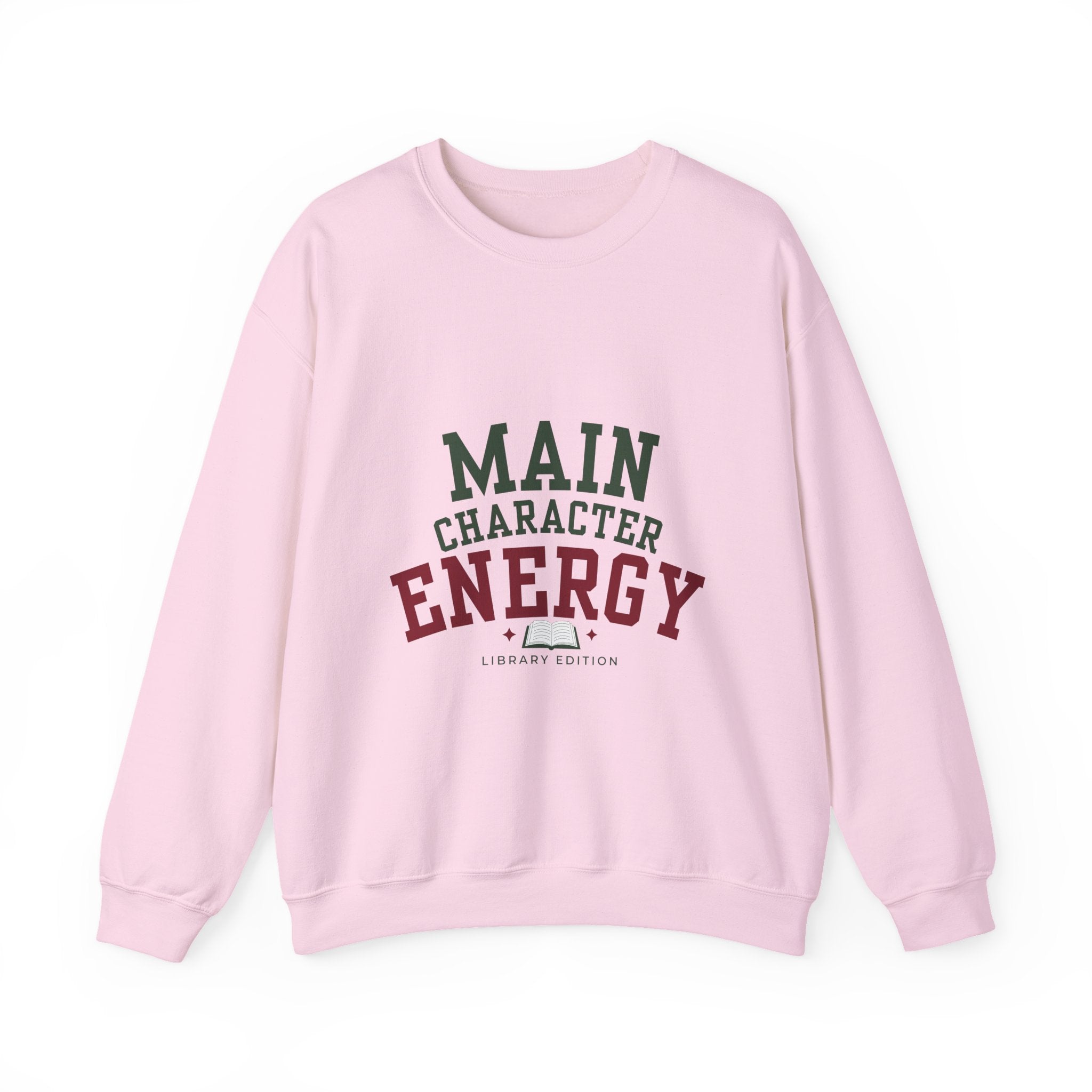 “Main Character Energy: Library Edition” Cozy Reader Sweatshirt