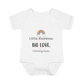 "Little Rainbow, Big Love" Baby Bodysuit