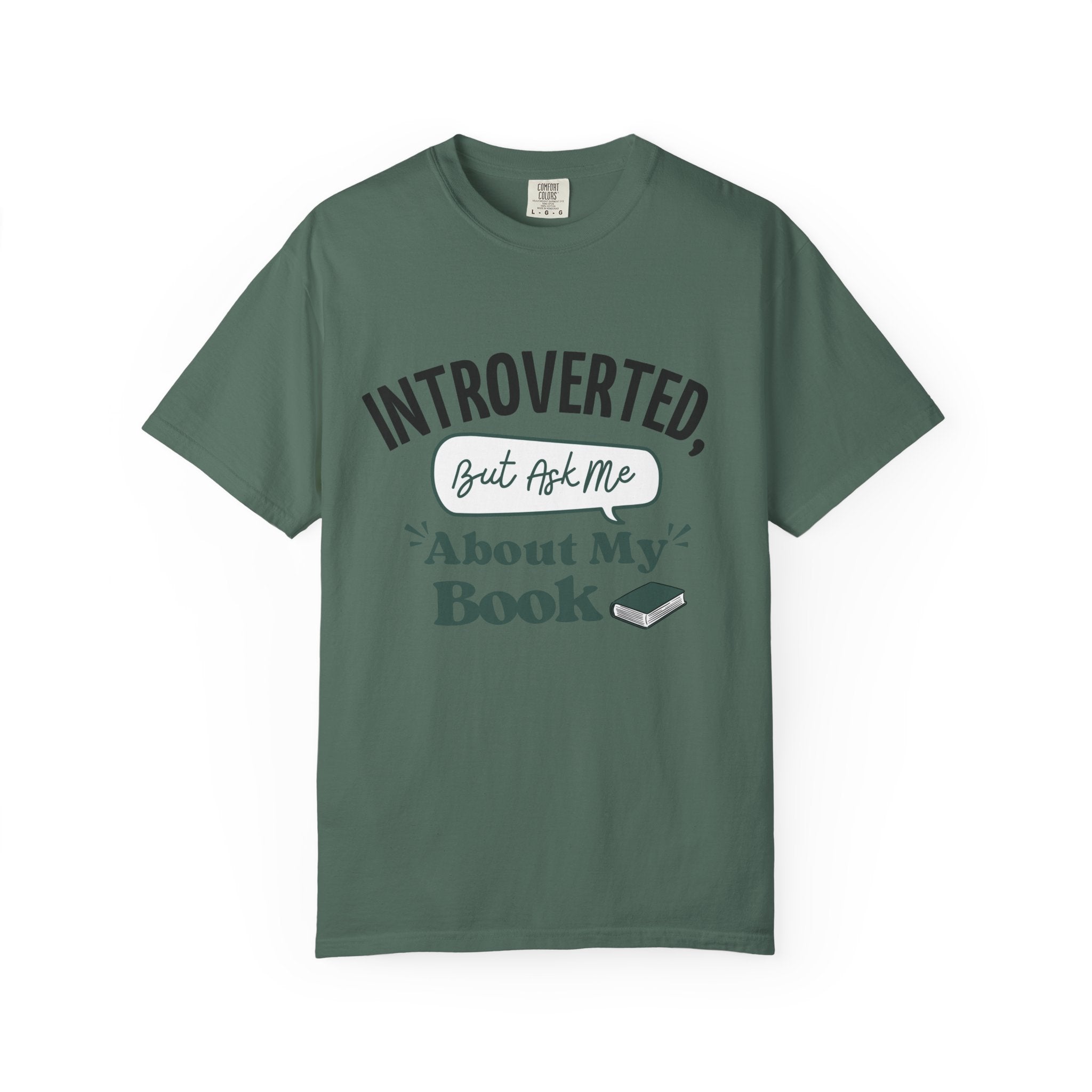 “Introverted but Ask Me About My Book” Funny Reading Lover T-Shirt