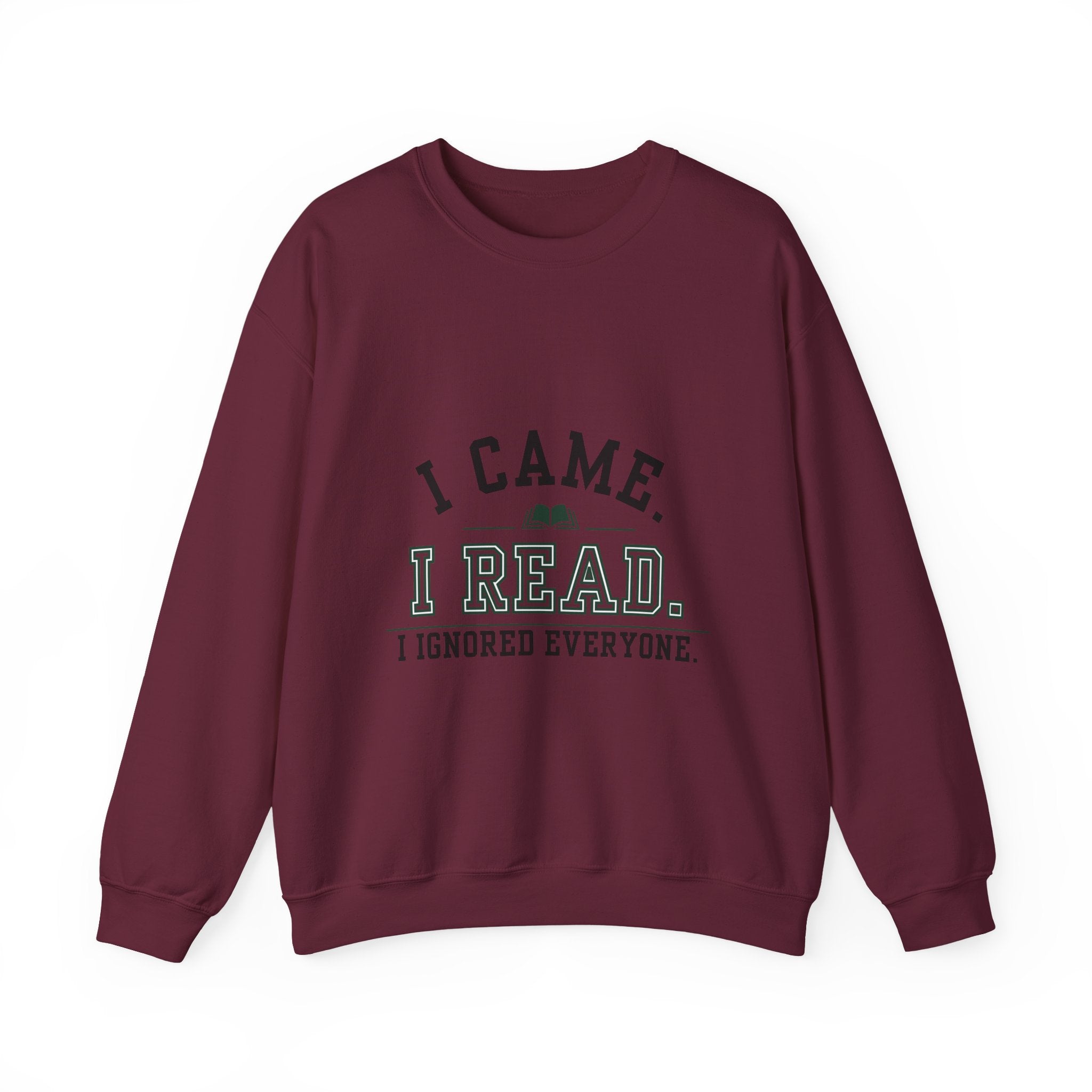 “I Came. I Read. I Ignored Everyone.” Cozy Reader Sweatshirt
