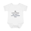 Scorpio "We're a Little Scared Too" Baby Bodysuit