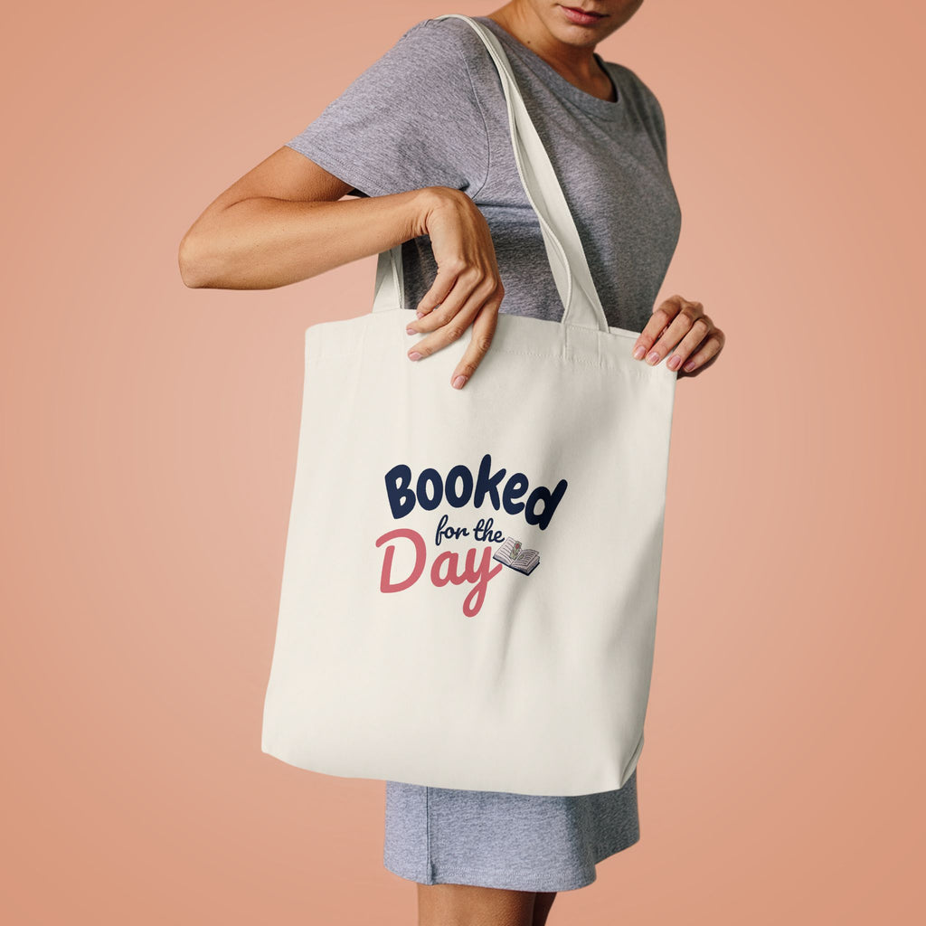 “Booked for the Day” Book Lover Tote Bag