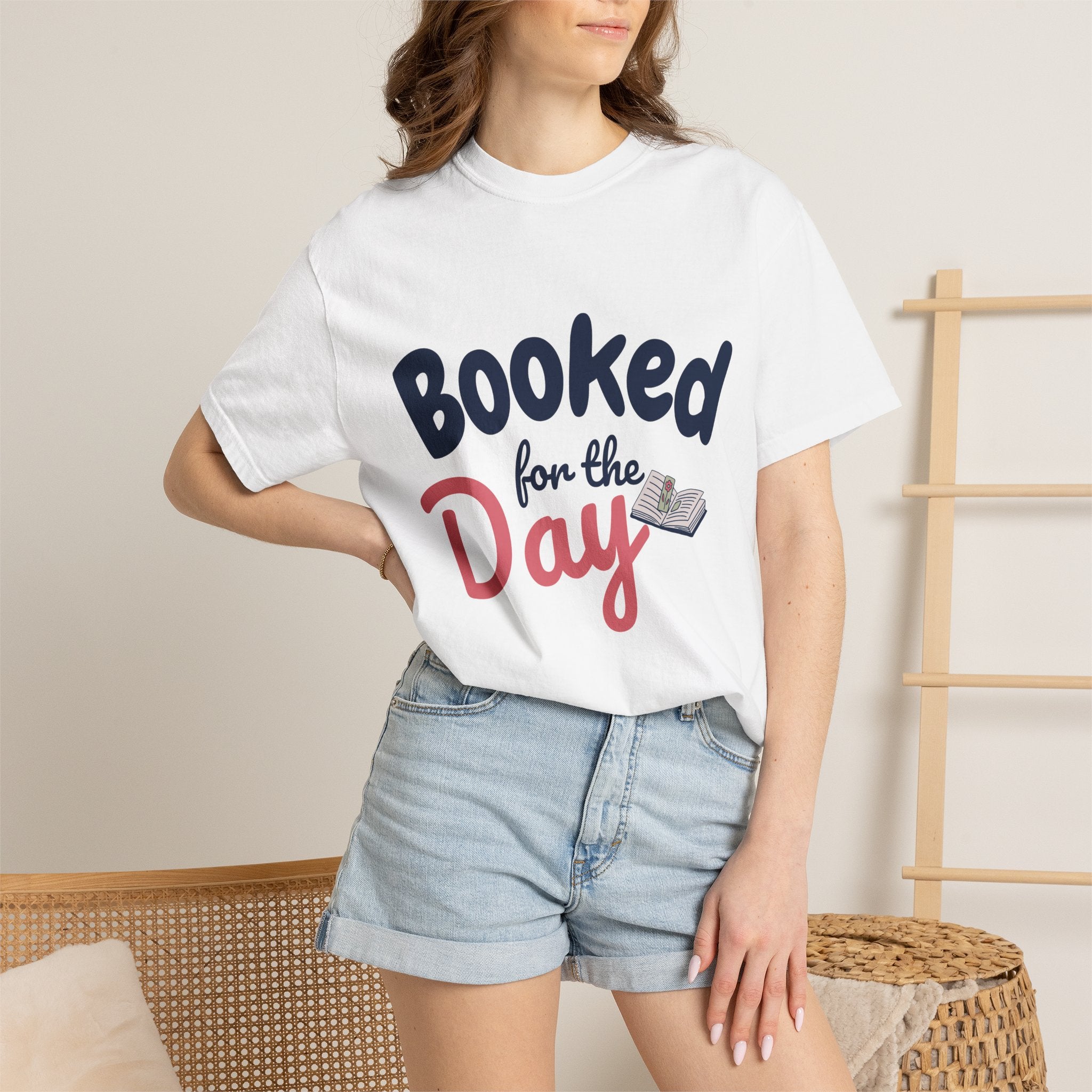 Booked for the Day T-Shirt — Funny Reading Lover Tee