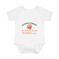 Scorpio "We're a Little Scared Too" Baby Bodysuit