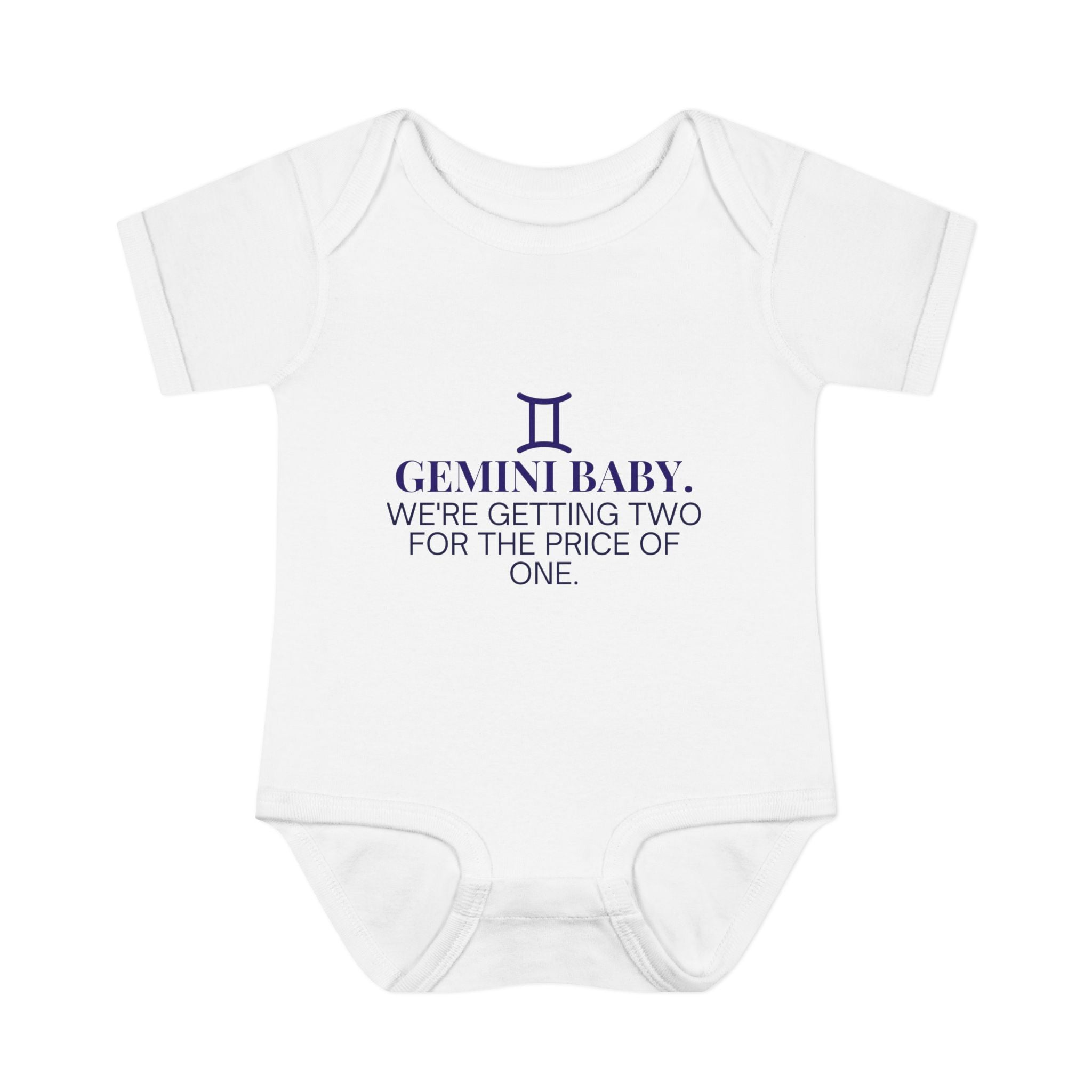 Gemini "Two for the Price of One" Baby Bodysuit