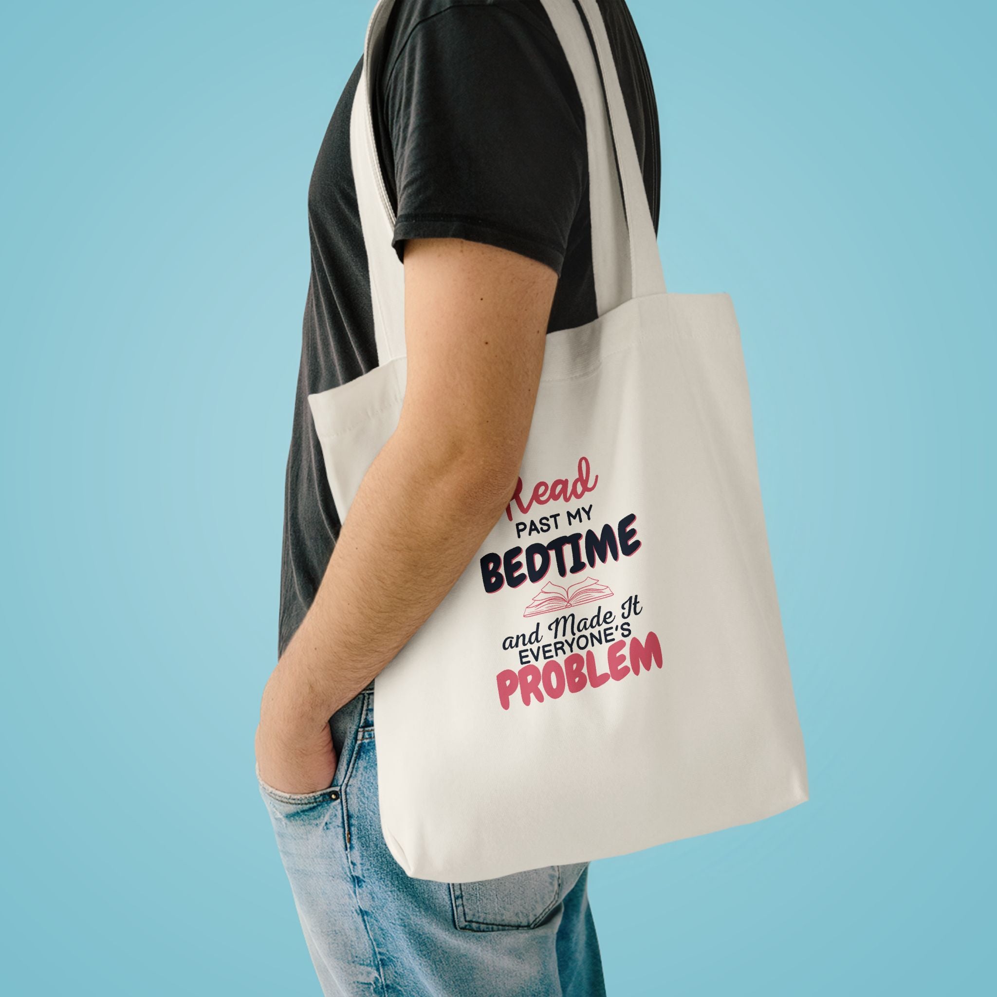 Copy of Copy of Copy of Copy of Copy of Copy of Copy of Copy of Booked for the Day Tote Bag — Canvas Book Lover Grocery & Library Tote