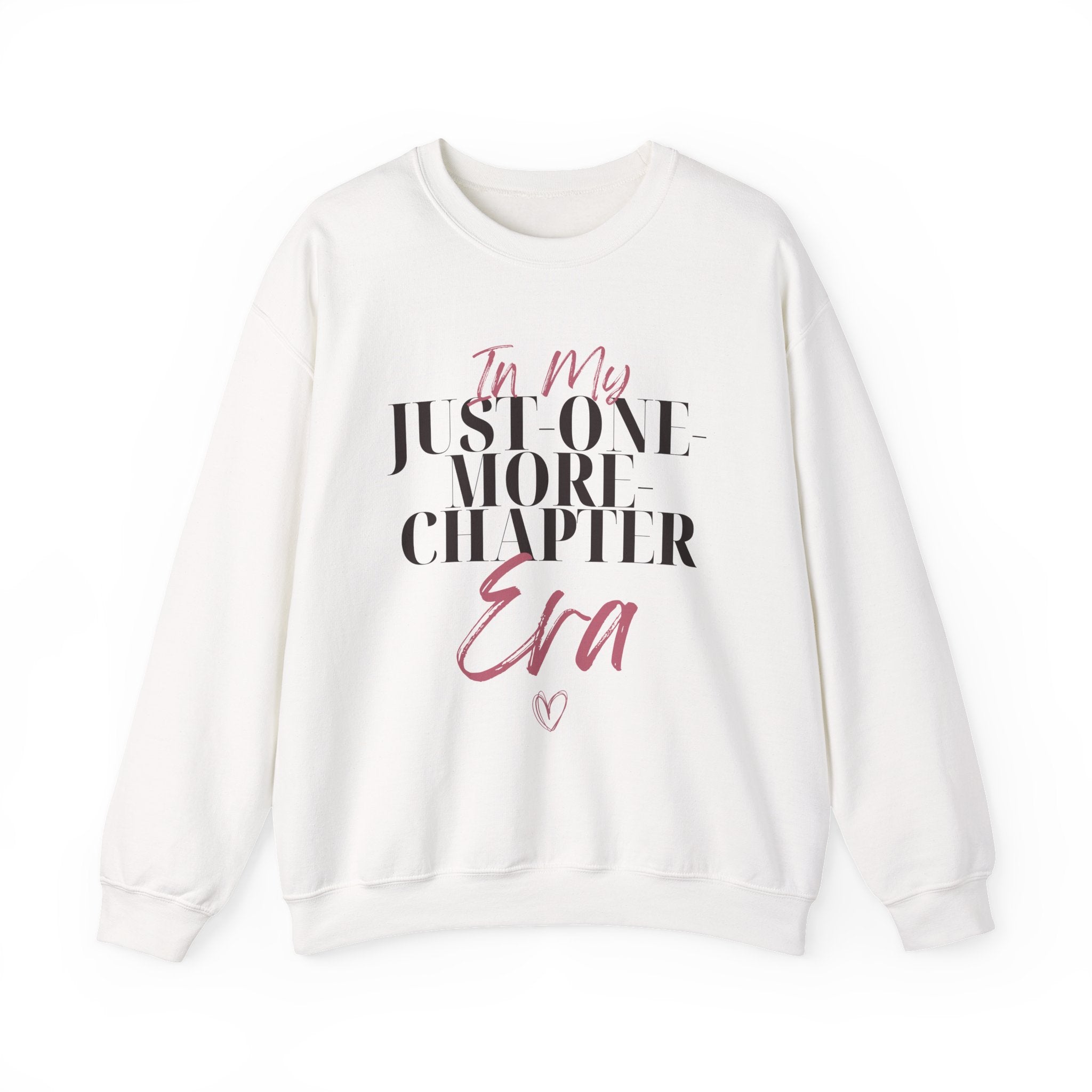 “In My Just-One-More-Chapter Era” Cozy Reader Sweatshirt