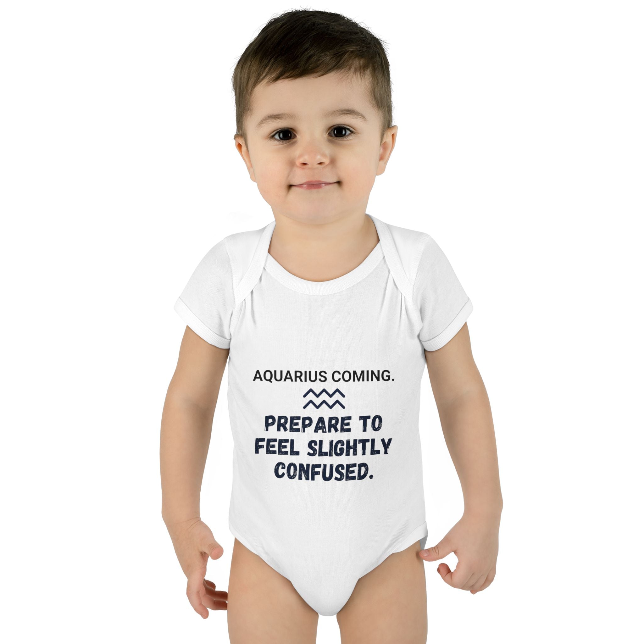 Aquarius "Coming Soon" Baby Bodysuit