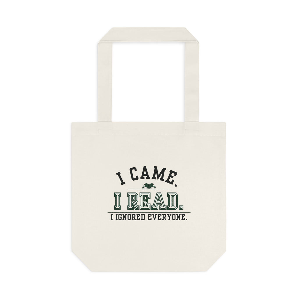 Copy of Copy of Copy of Copy of Booked for the Day Tote Bag — Canvas Book Lover Grocery & Library Tote