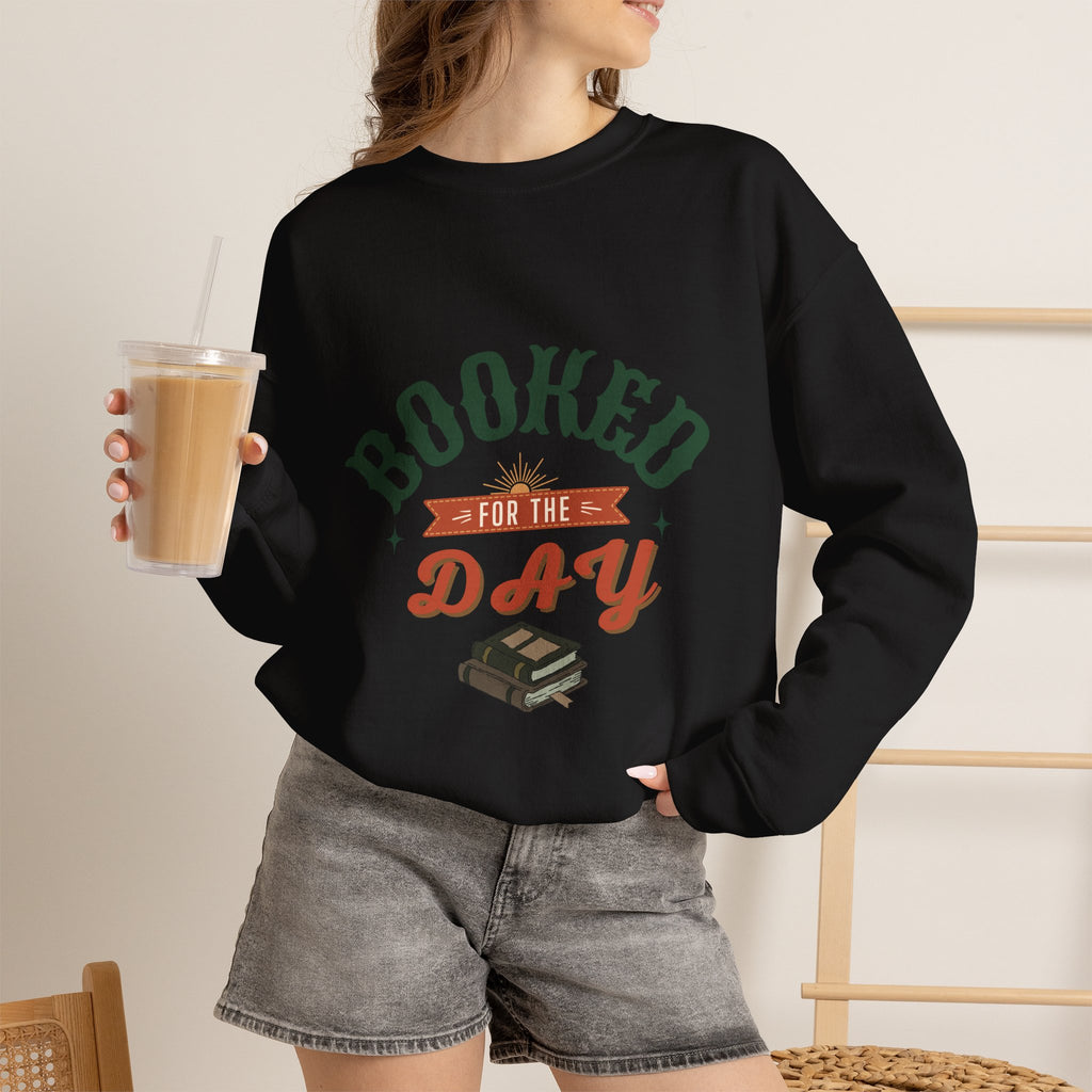 “Booked for the Day” Cozy Reader Sweatshirt