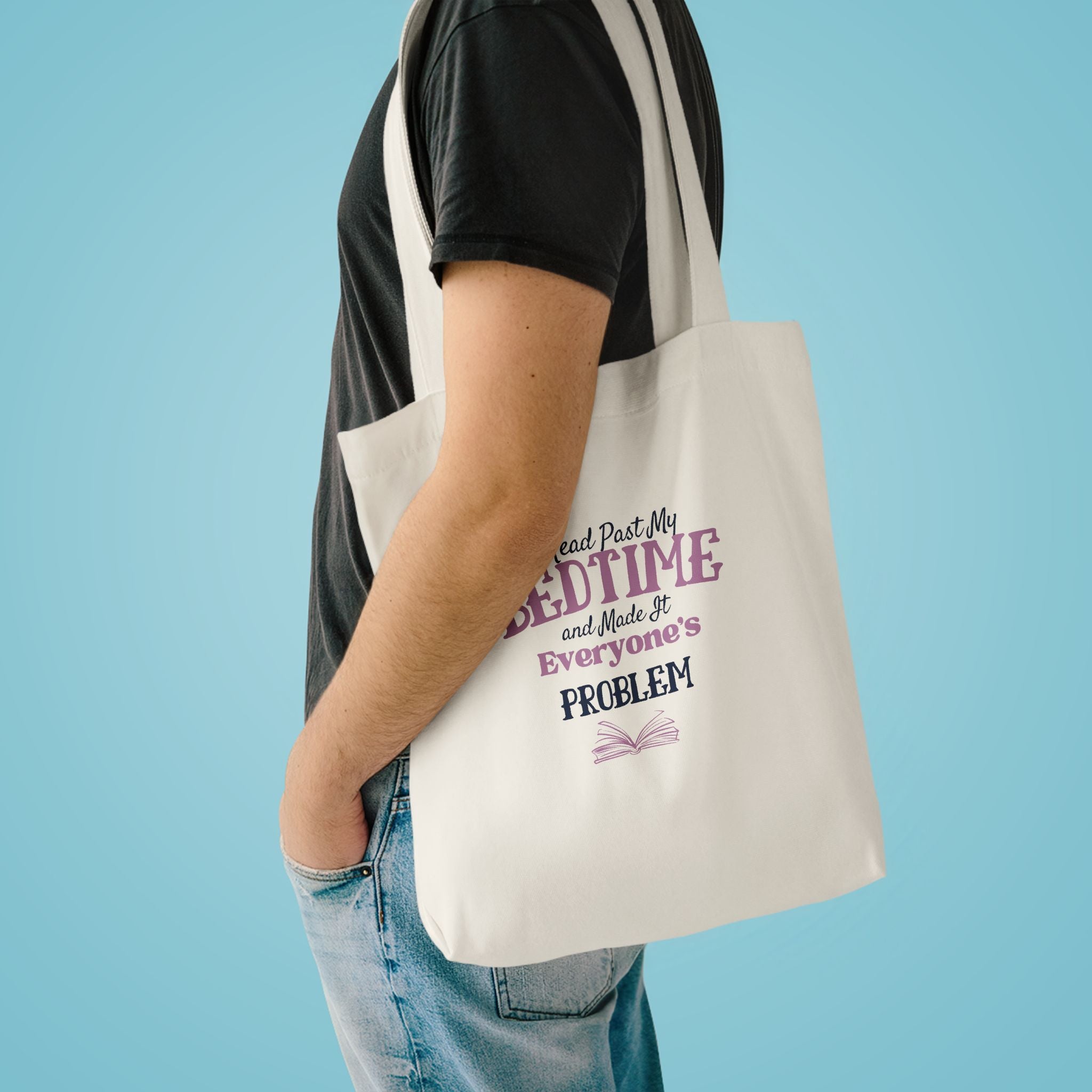 Copy of Copy of Booked for the Day Tote Bag — Canvas Book Lover Grocery & Library Tote
