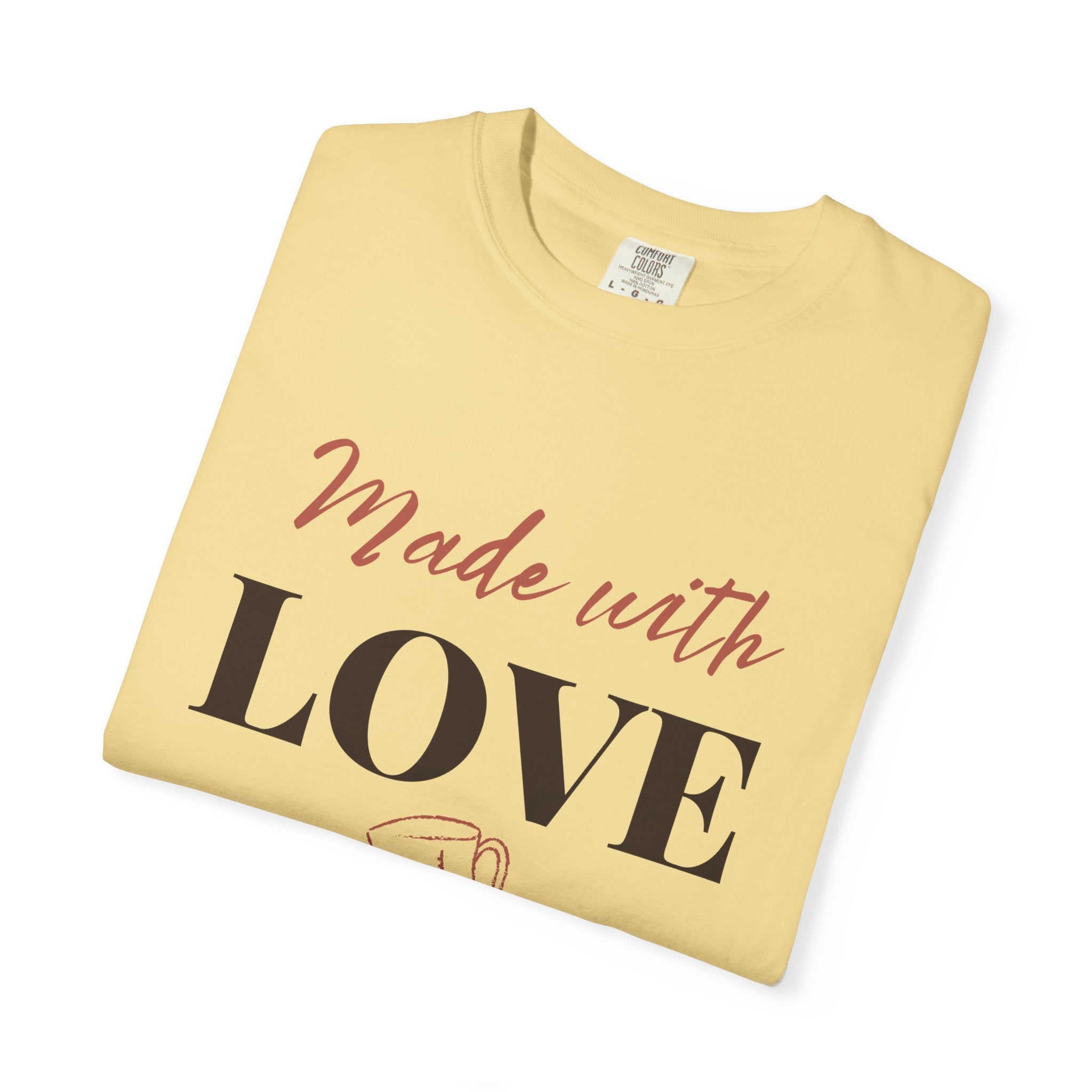 “Made with Love, Measured with Chaos” Funny Baking Lover T-Shirt