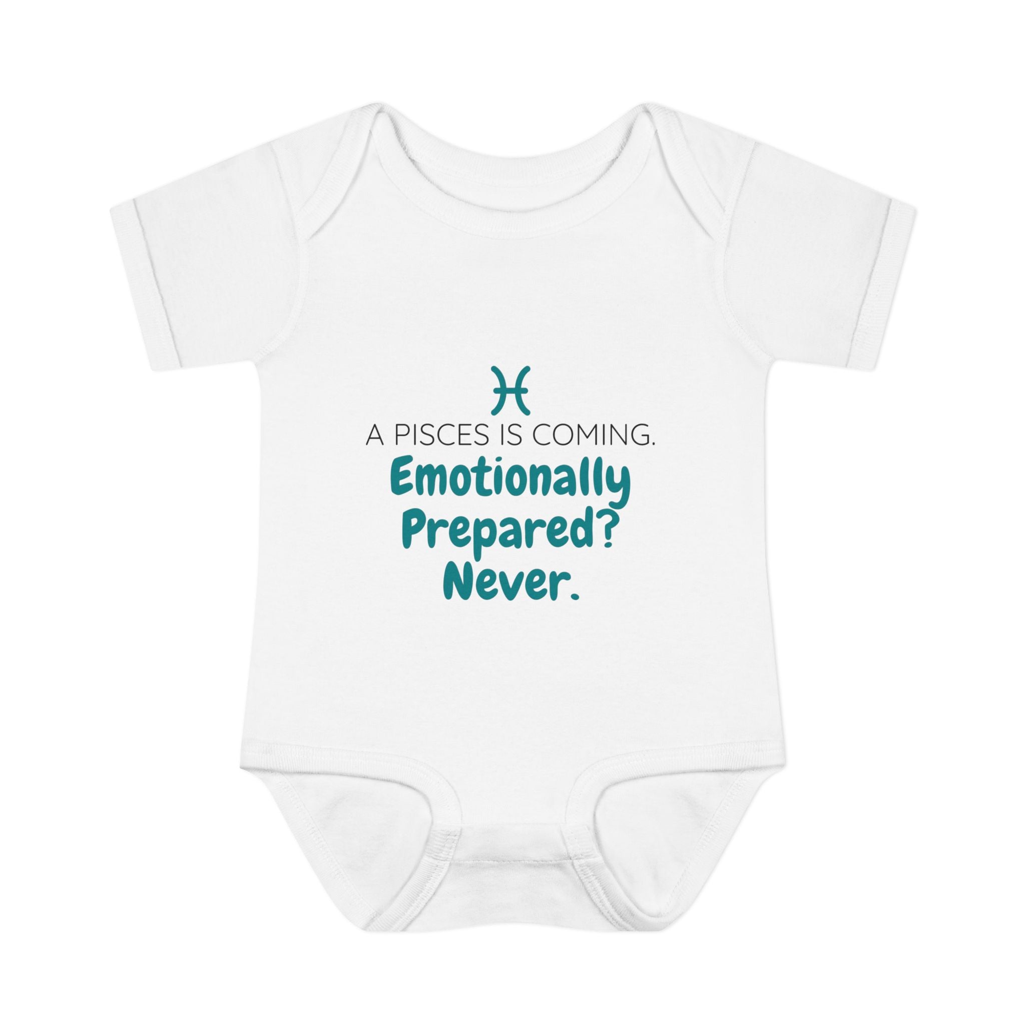 Pisces "Emotionally Prepared (Never)" Baby Bodysuit