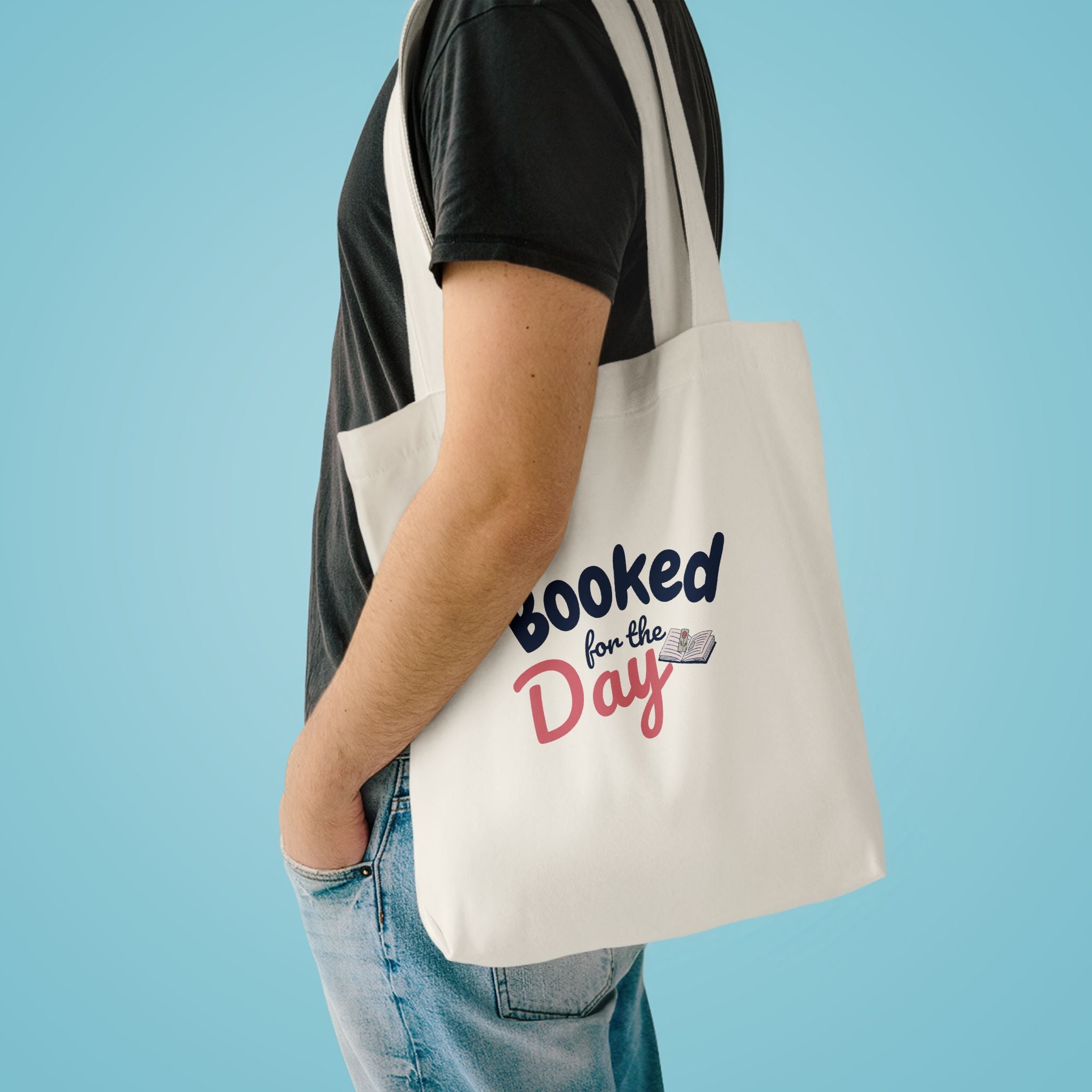 “Booked for the Day” Book Lover Tote Bag