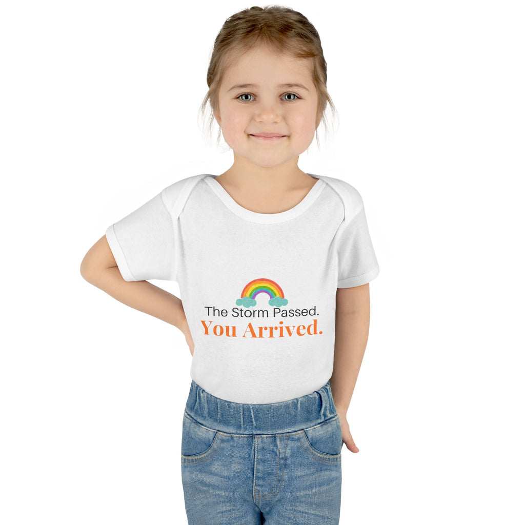 "Worth Every Storm" Rainbow Baby Bodysuit