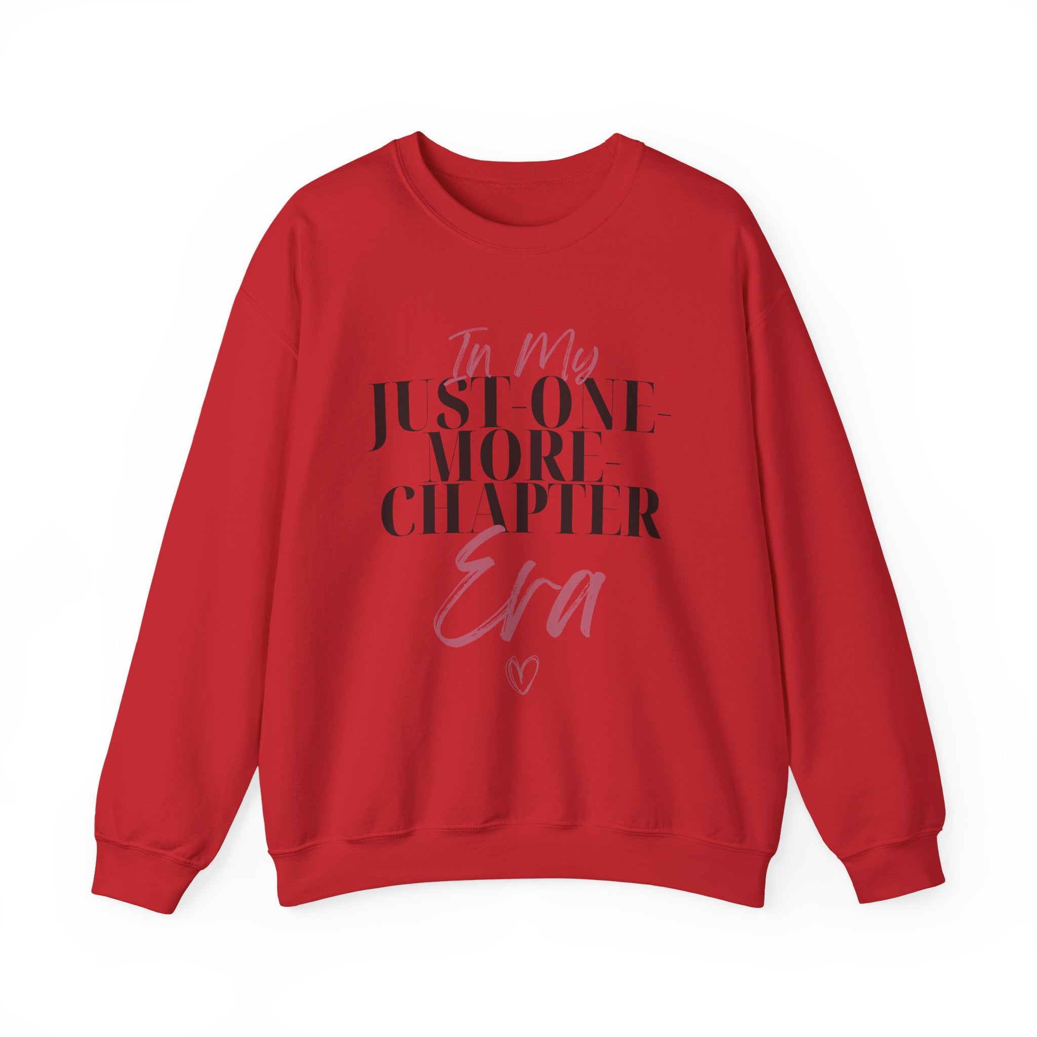 “In My Just-One-More-Chapter Era” Cozy Reader Sweatshirt