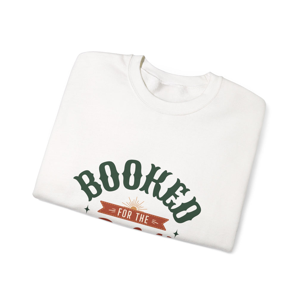 Copy of Copy of Copy of Sweatshirt — "Booked for the Day" Cozy Reader Crewneck