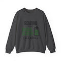 “Reading Is My Social Battery Charger” Cozy Reader Sweatshirt