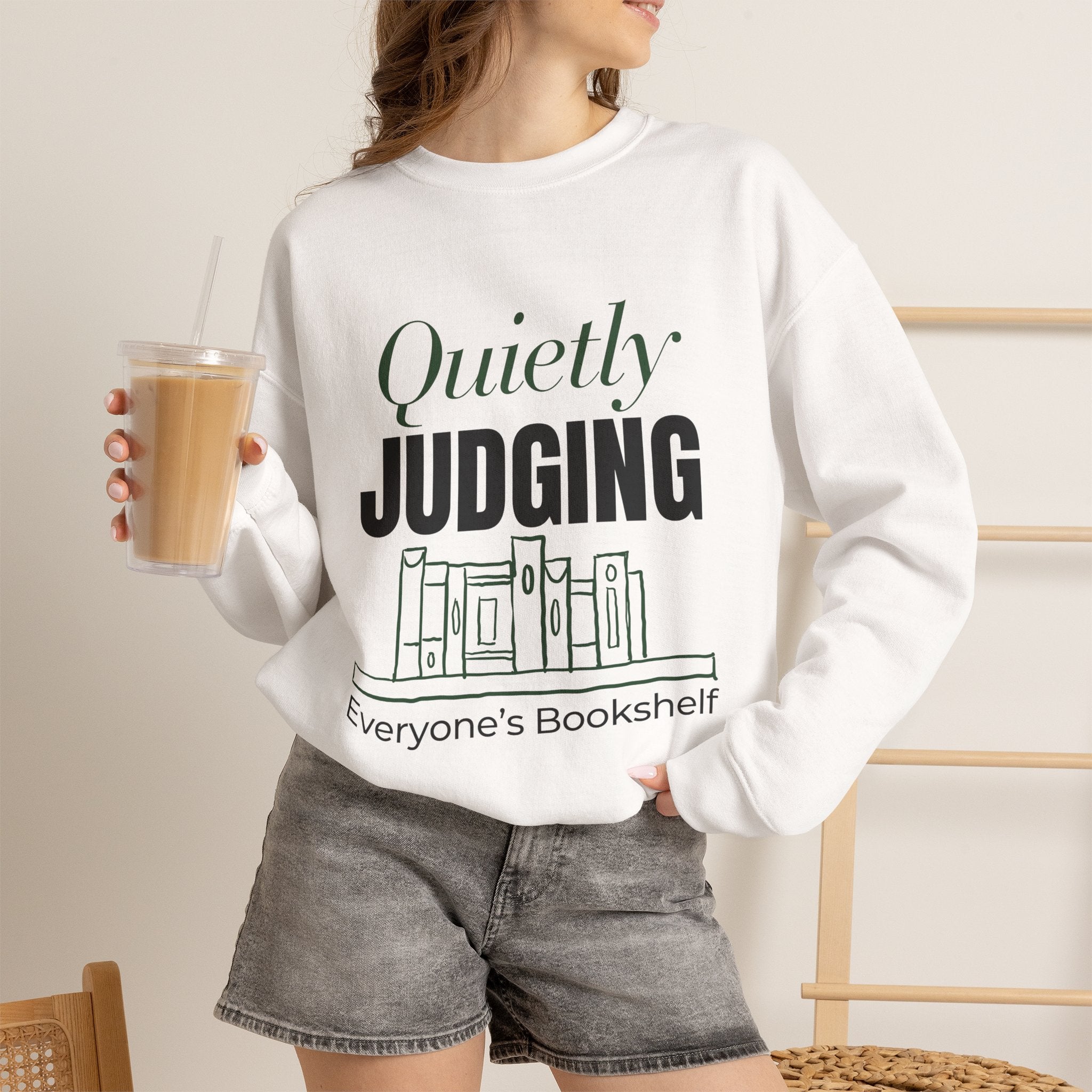 Copy of Copy of Sweatshirt — "Booked for the Day" Cozy Reader Crewneck