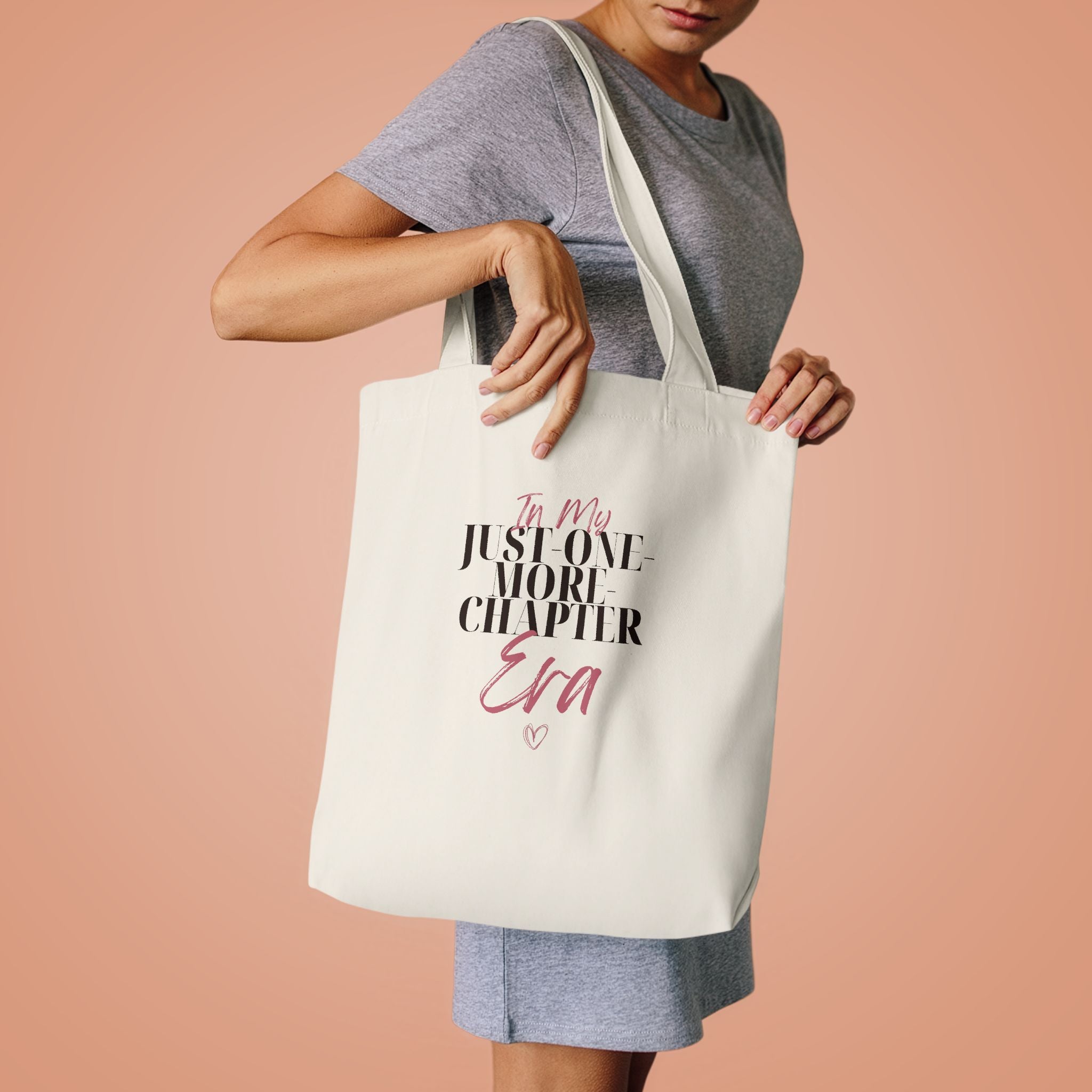 Copy of Copy of Copy of Copy of Booked for the Day Tote Bag — Canvas Book Lover Grocery & Library Tote