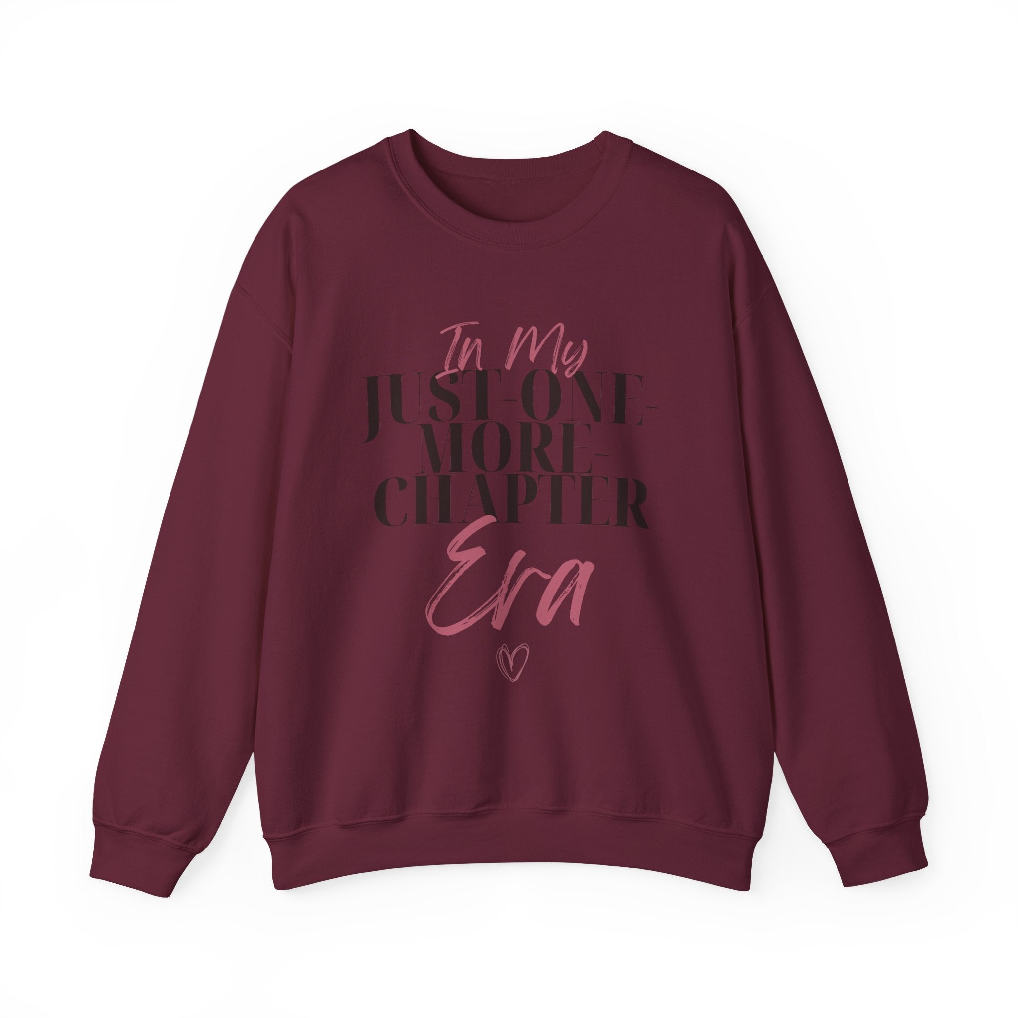 “In My Just-One-More-Chapter Era” Cozy Reader Sweatshirt