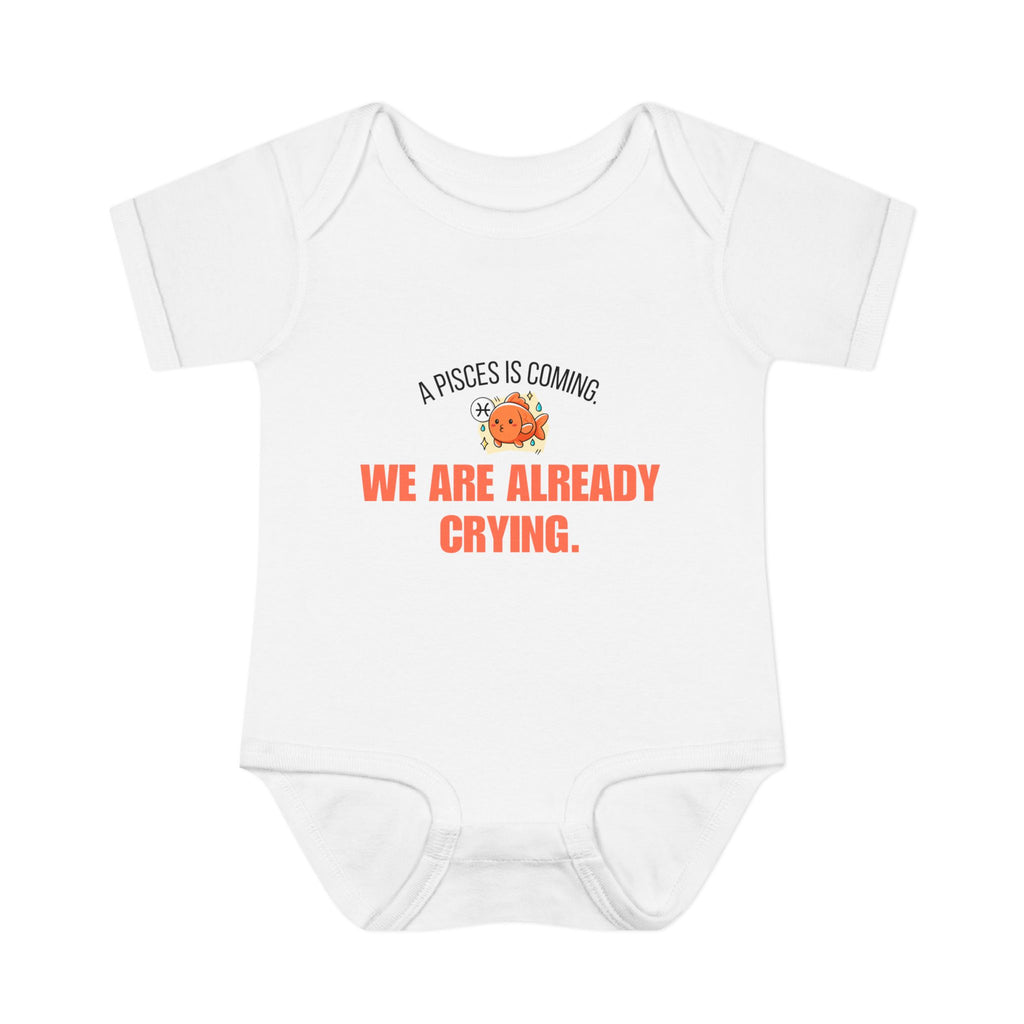 Pisces "We're Already Crying" Baby Bodysuit
