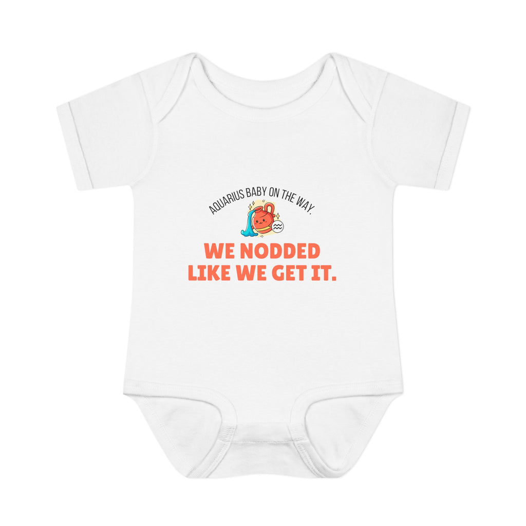 Aquarius "Baby On the Way" Baby Bodysuit