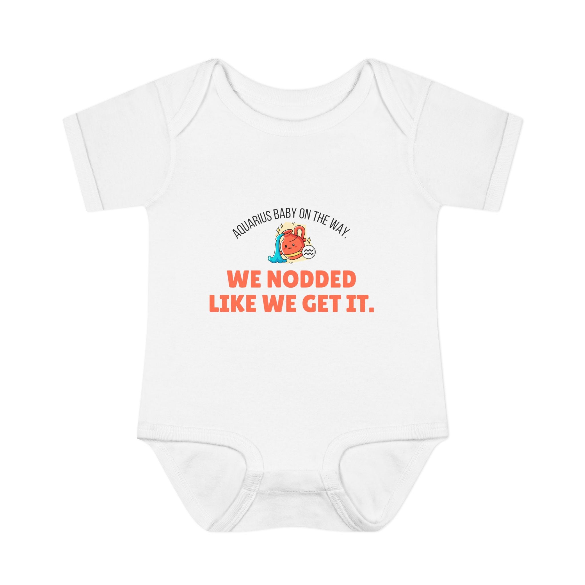 Aquarius "Baby On the Way" Baby Bodysuit