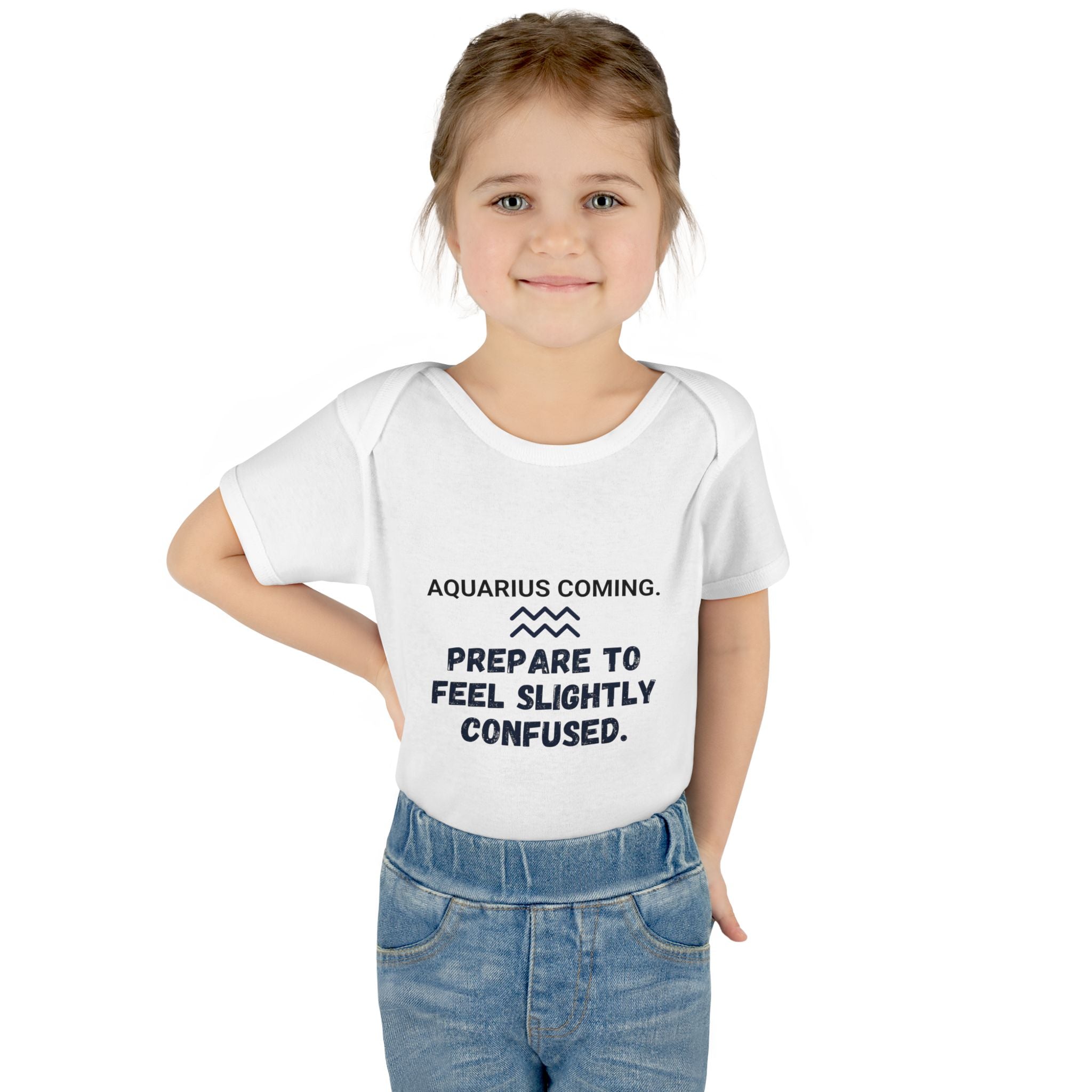 Aquarius "Coming Soon" Baby Bodysuit